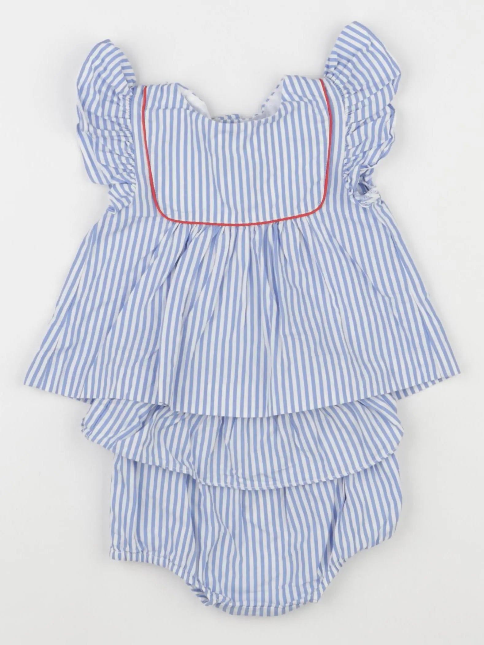 Jacadi - ensemble bleu - 6 mois