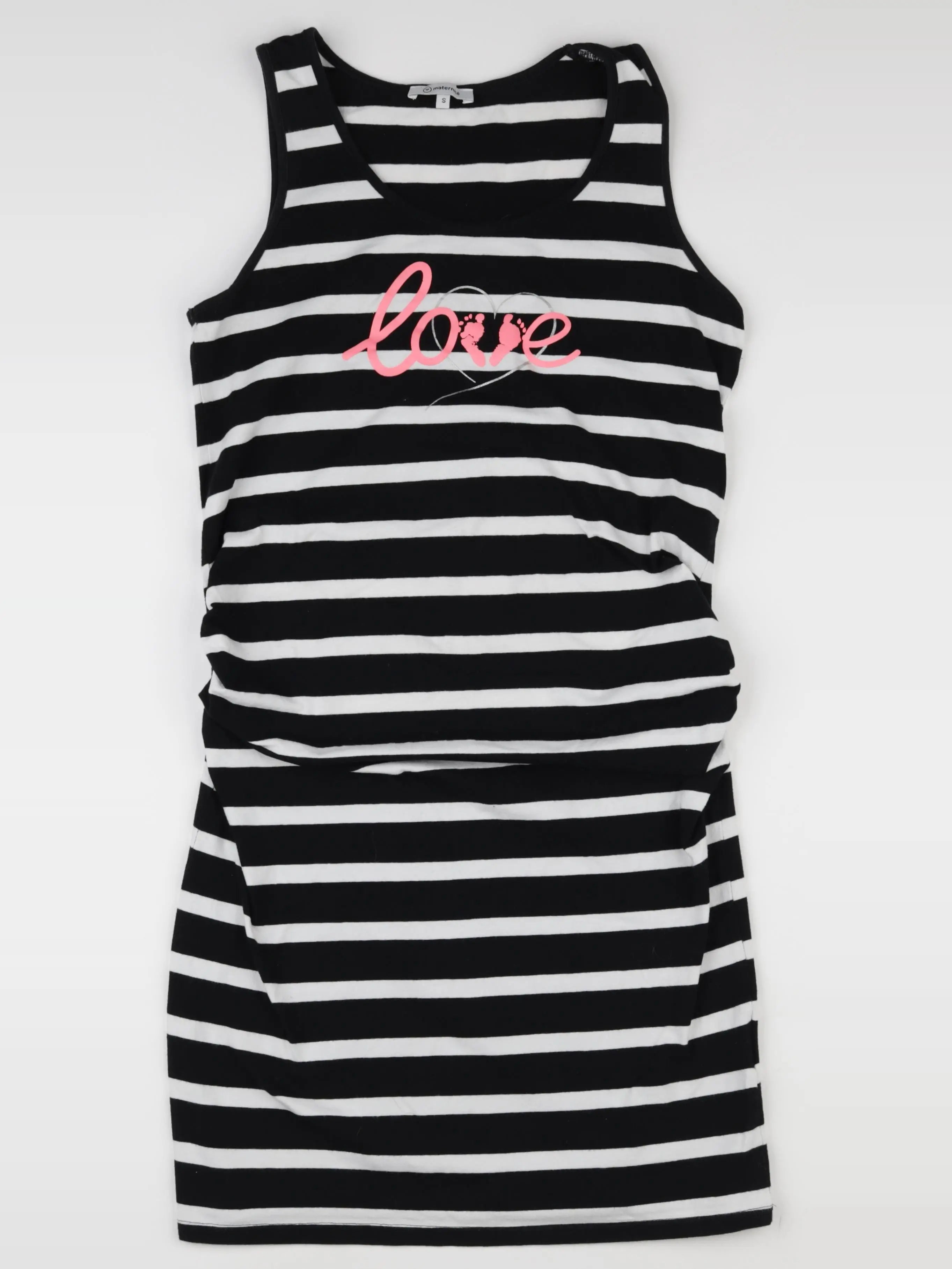 La Halle - robe grossesse noir, blanc - 36