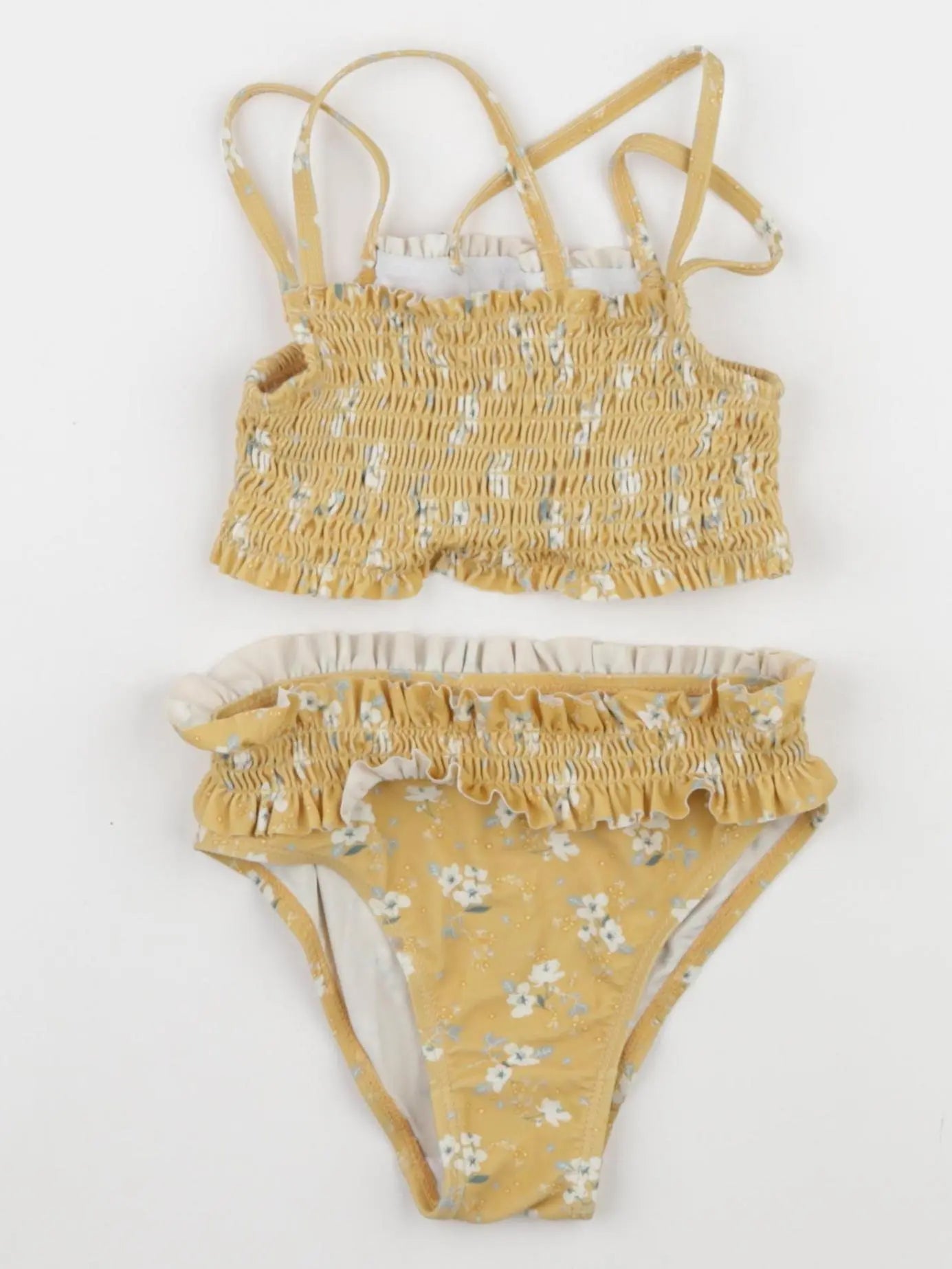 Vertbaudet - maillot de bain jaune - 4 ans