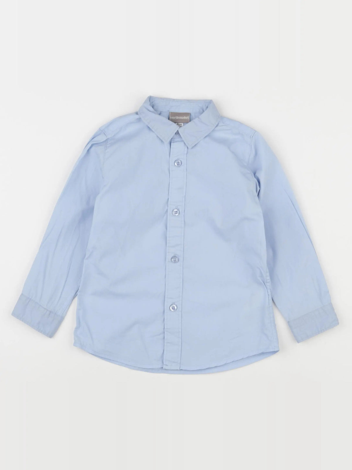 Vertbaudet - chemise bleu - 3 ans
