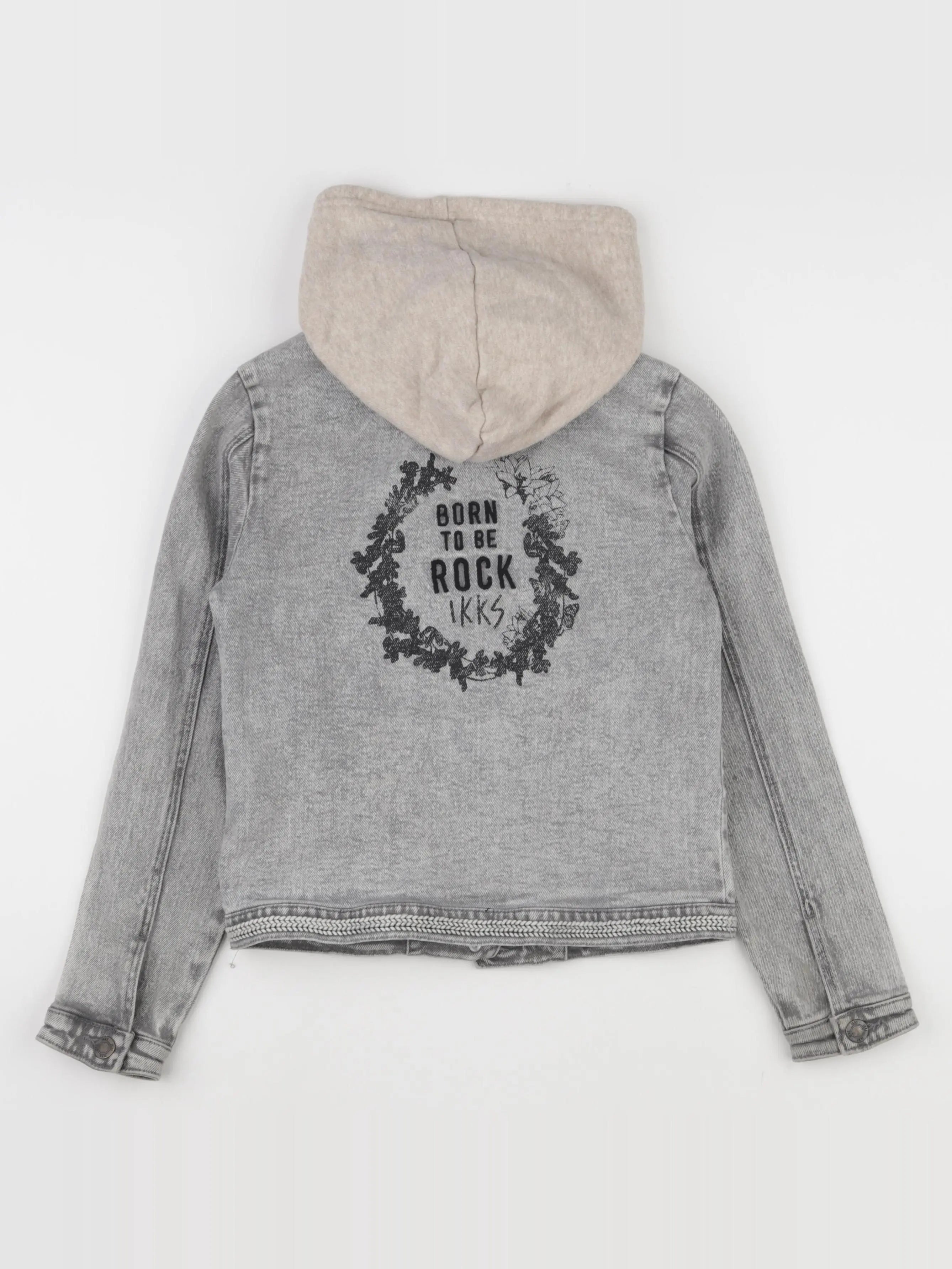 IKKS - veste gris - 10 ans