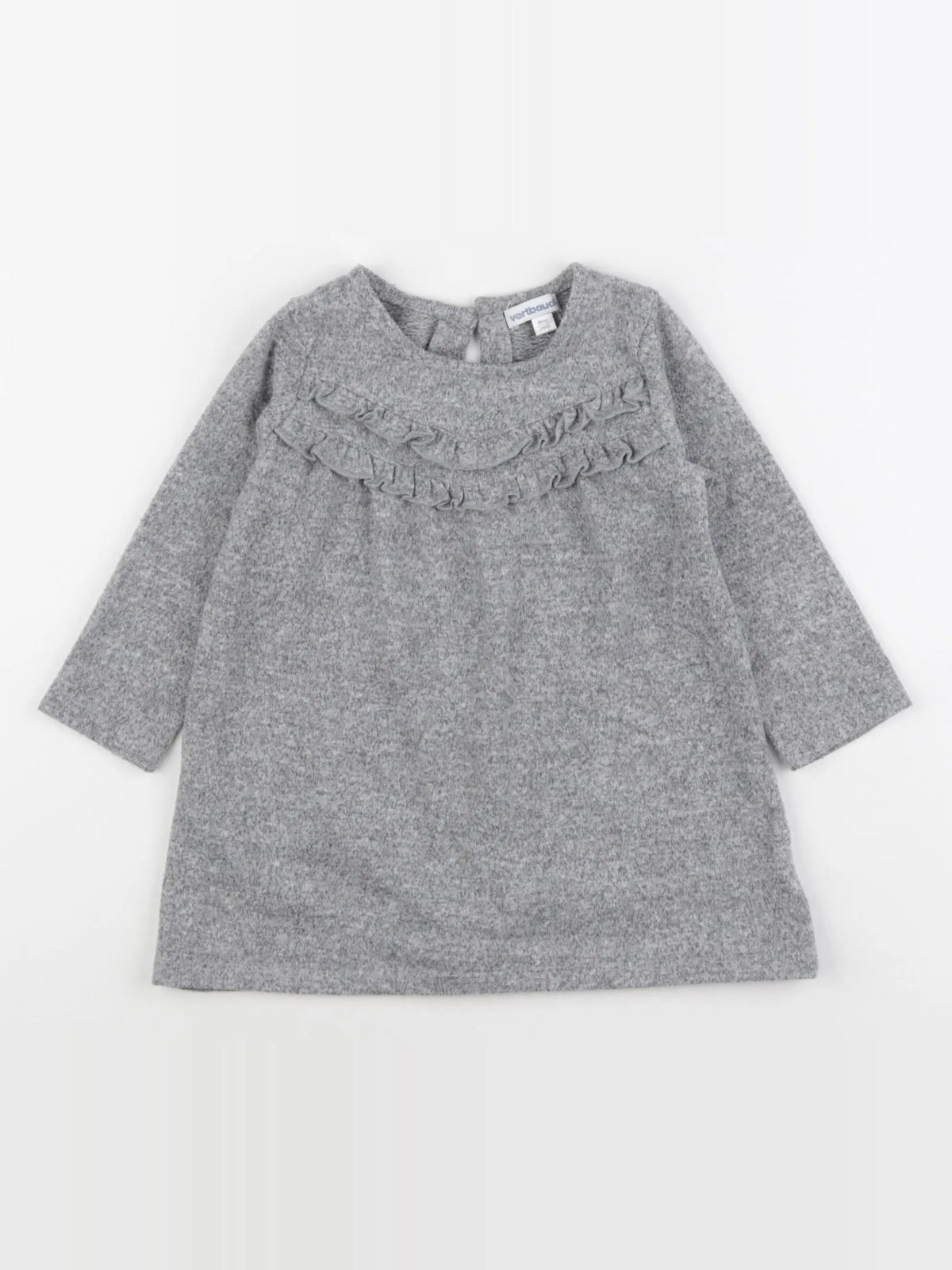 Vertbaudet - robe gris - 2 ans