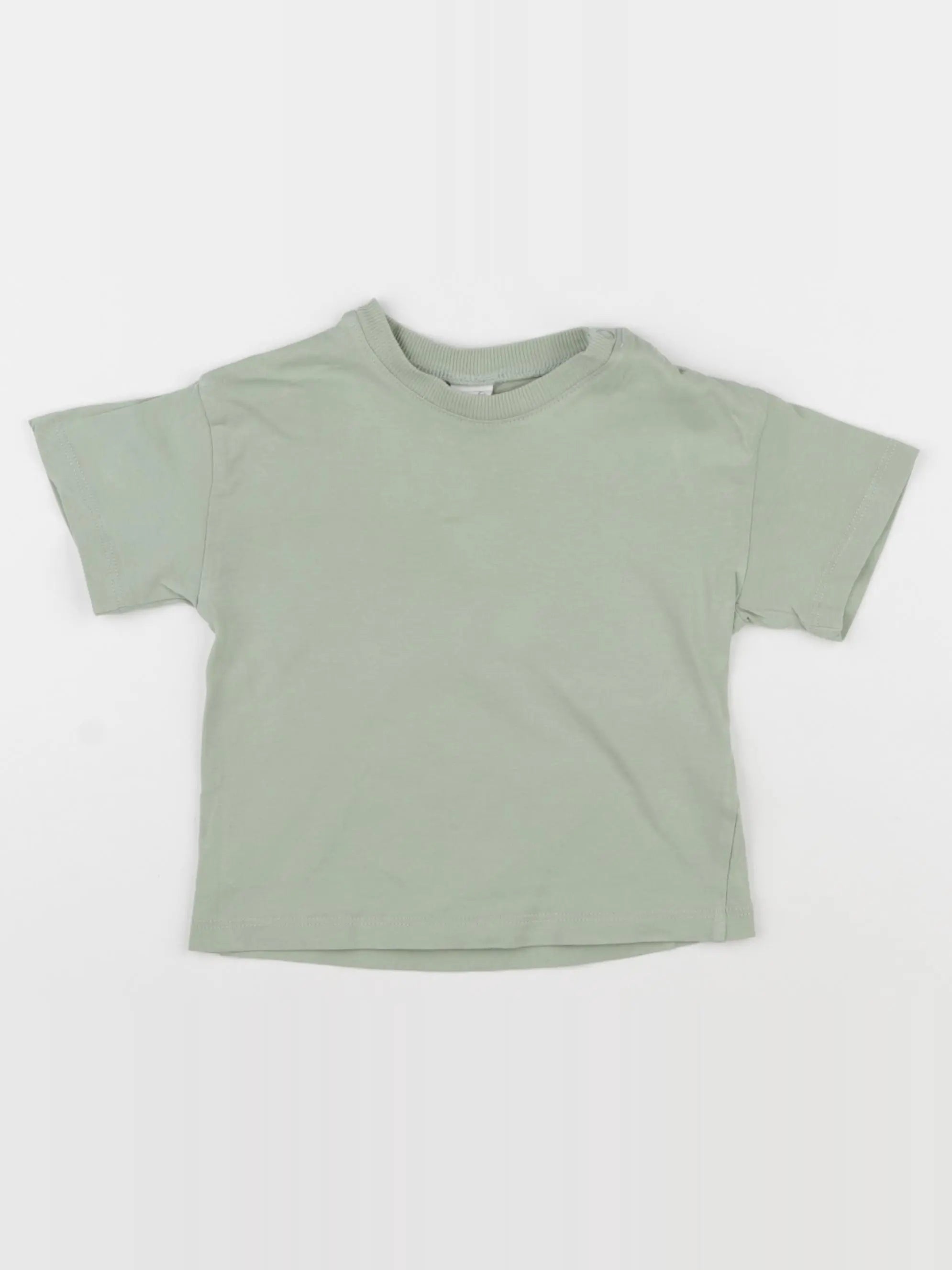 H&M - tee-shirt vert - 9/12 mois
