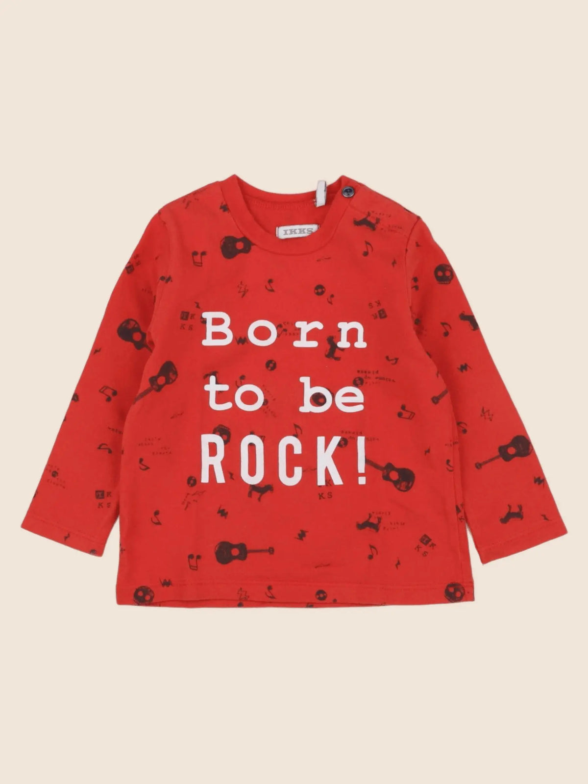 IKKS - tee-shirt rouge - 12 mois