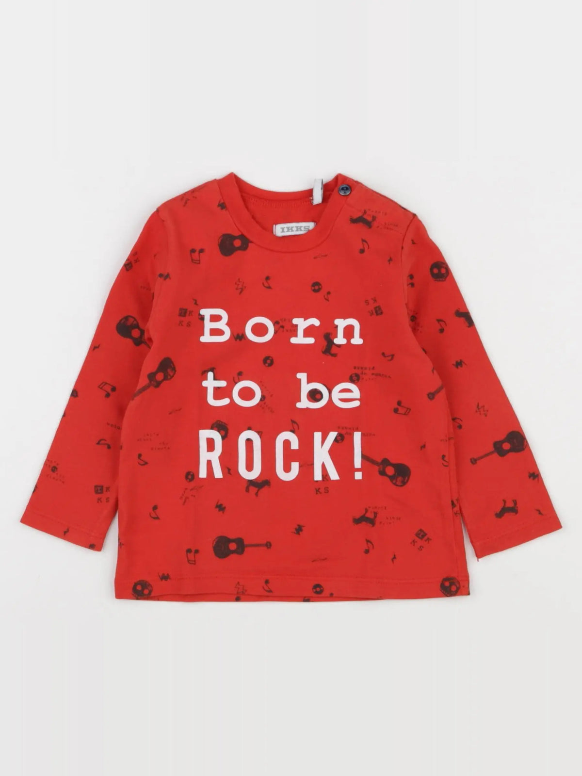IKKS - tee-shirt rouge - 12 mois