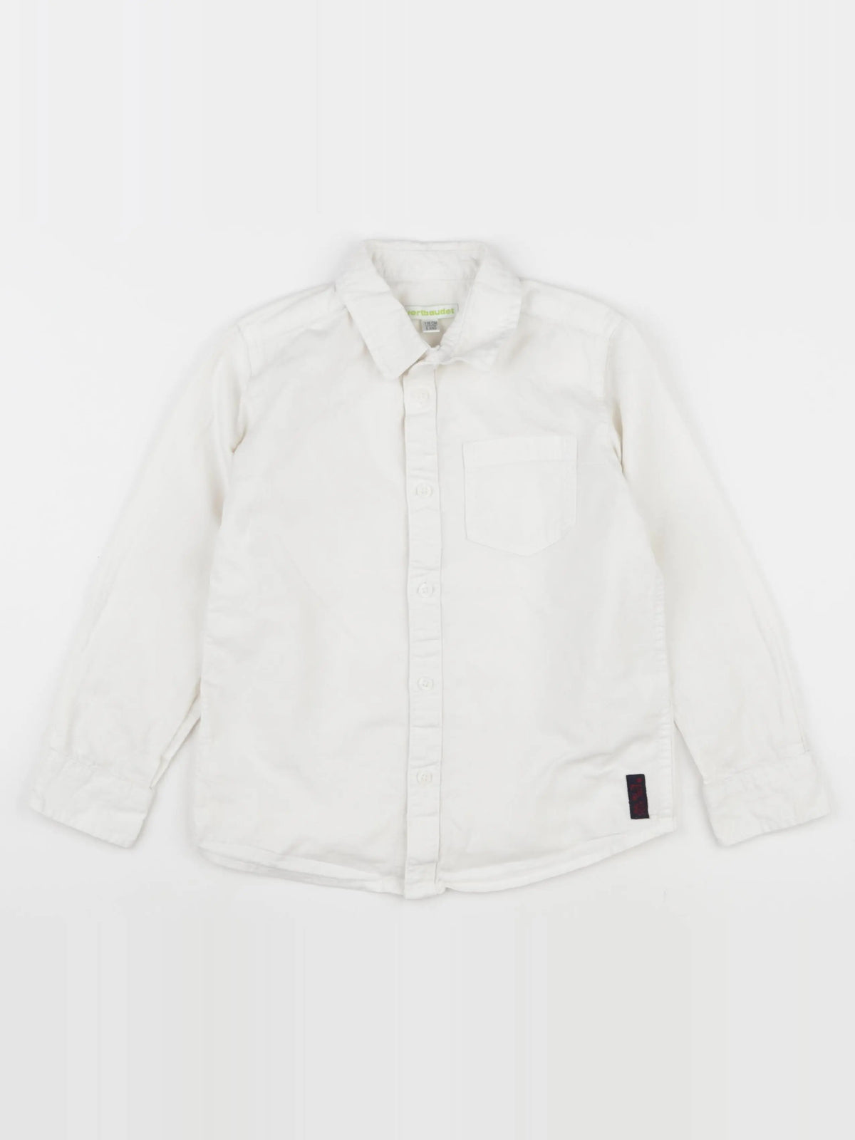 Vertbaudet - chemise blanc - 6 ans