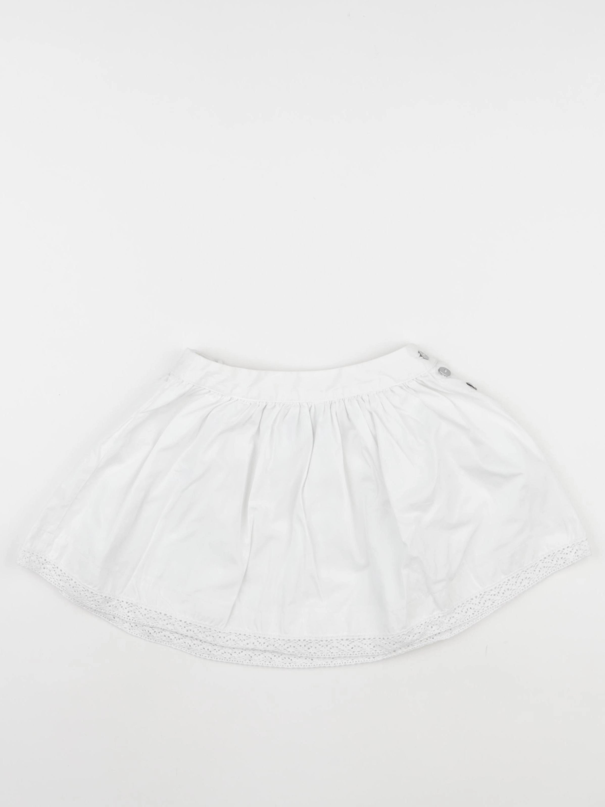 Frangin Frangine - jupe blanc - 2 ans