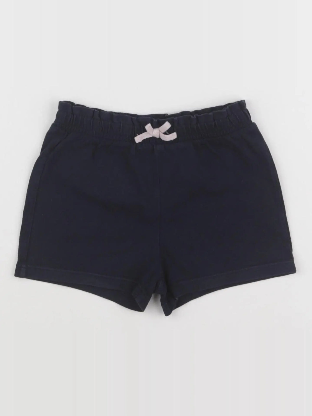 H&M - short bleu - 12/18 mois