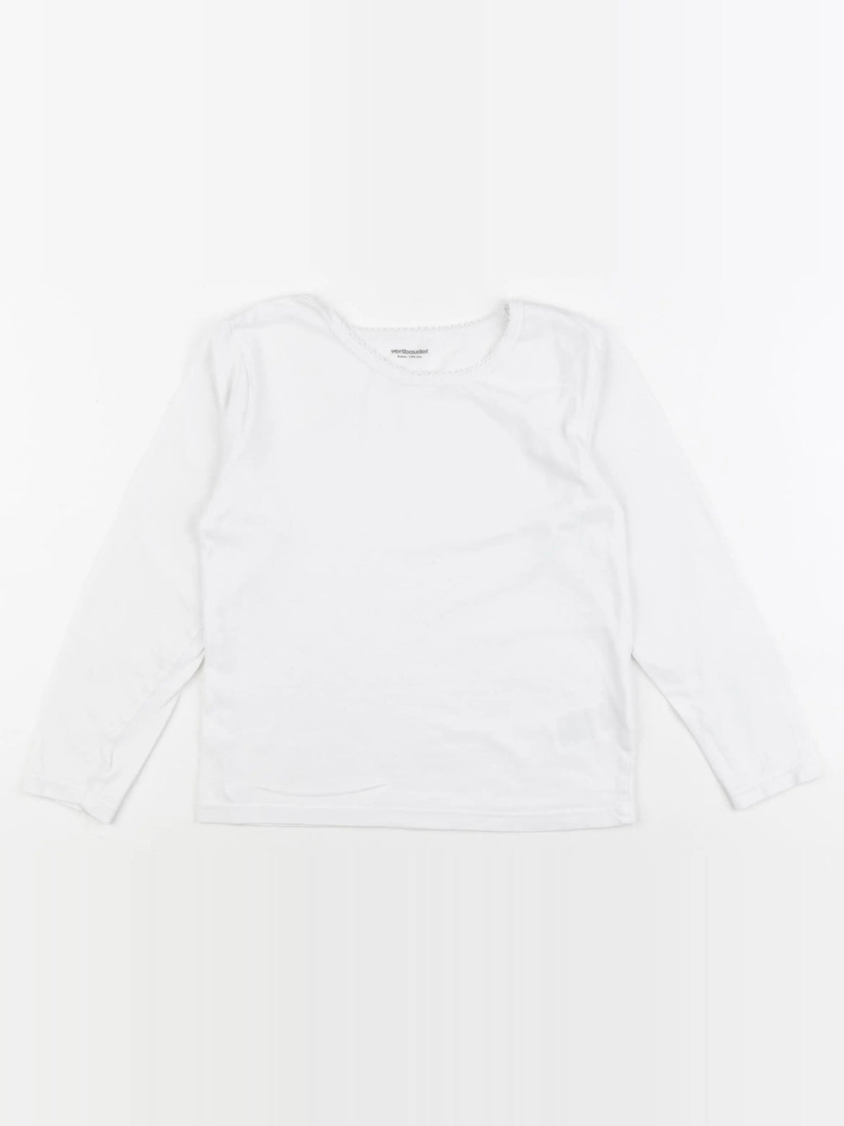 Vertbaudet - maillot de corps blanc - 8 ans