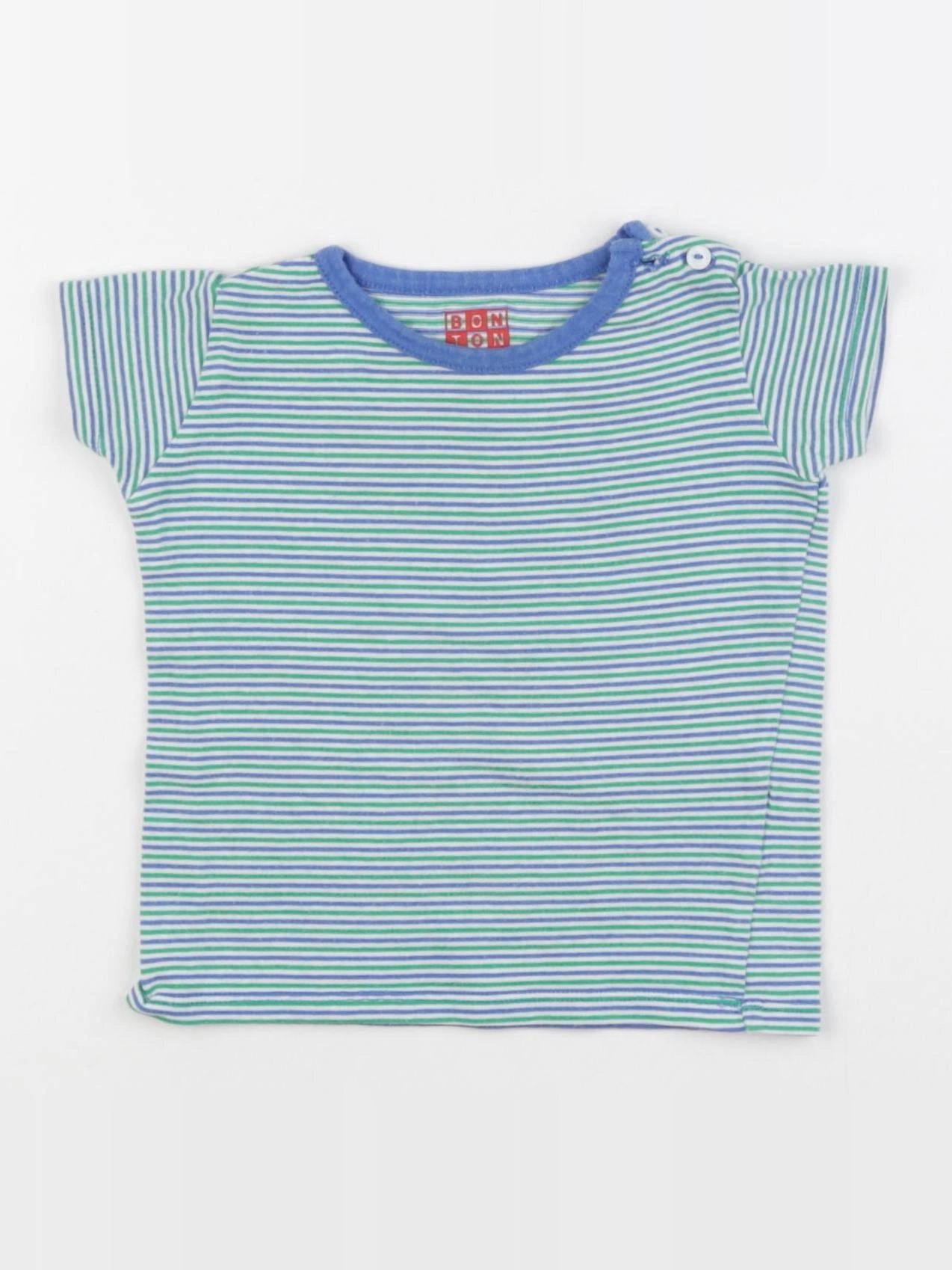 Bonton - maillot de corps multicolore - 6 mois