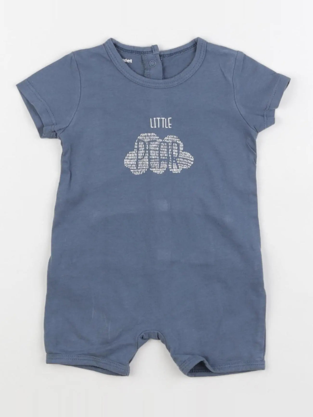 Vertbaudet - pyjama coton bleu - 6 mois