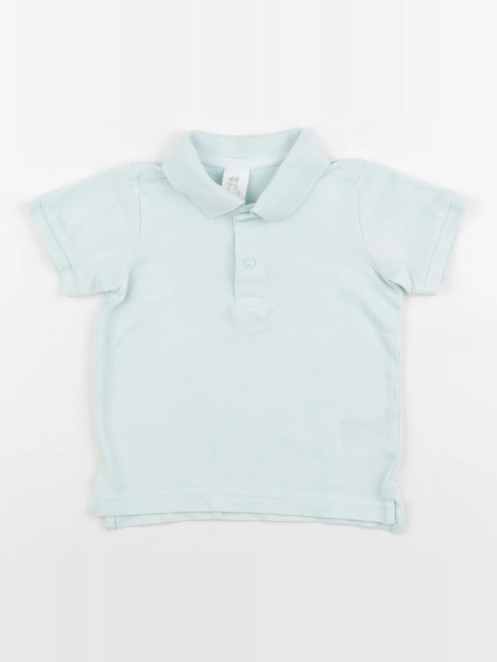 H&M - polo vert - 9/12 mois