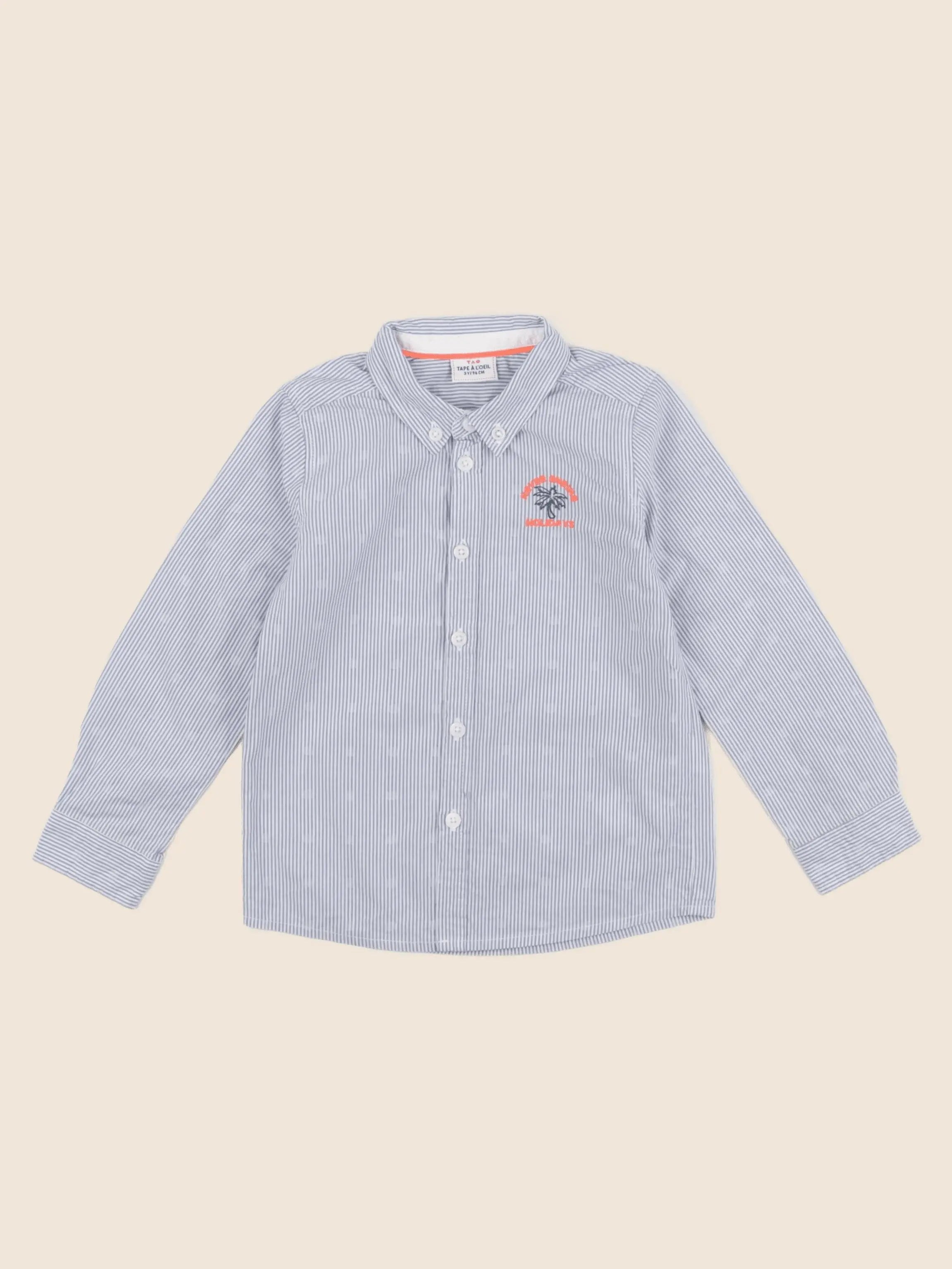Tape à l'oeil - chemise bleu - 3 ans