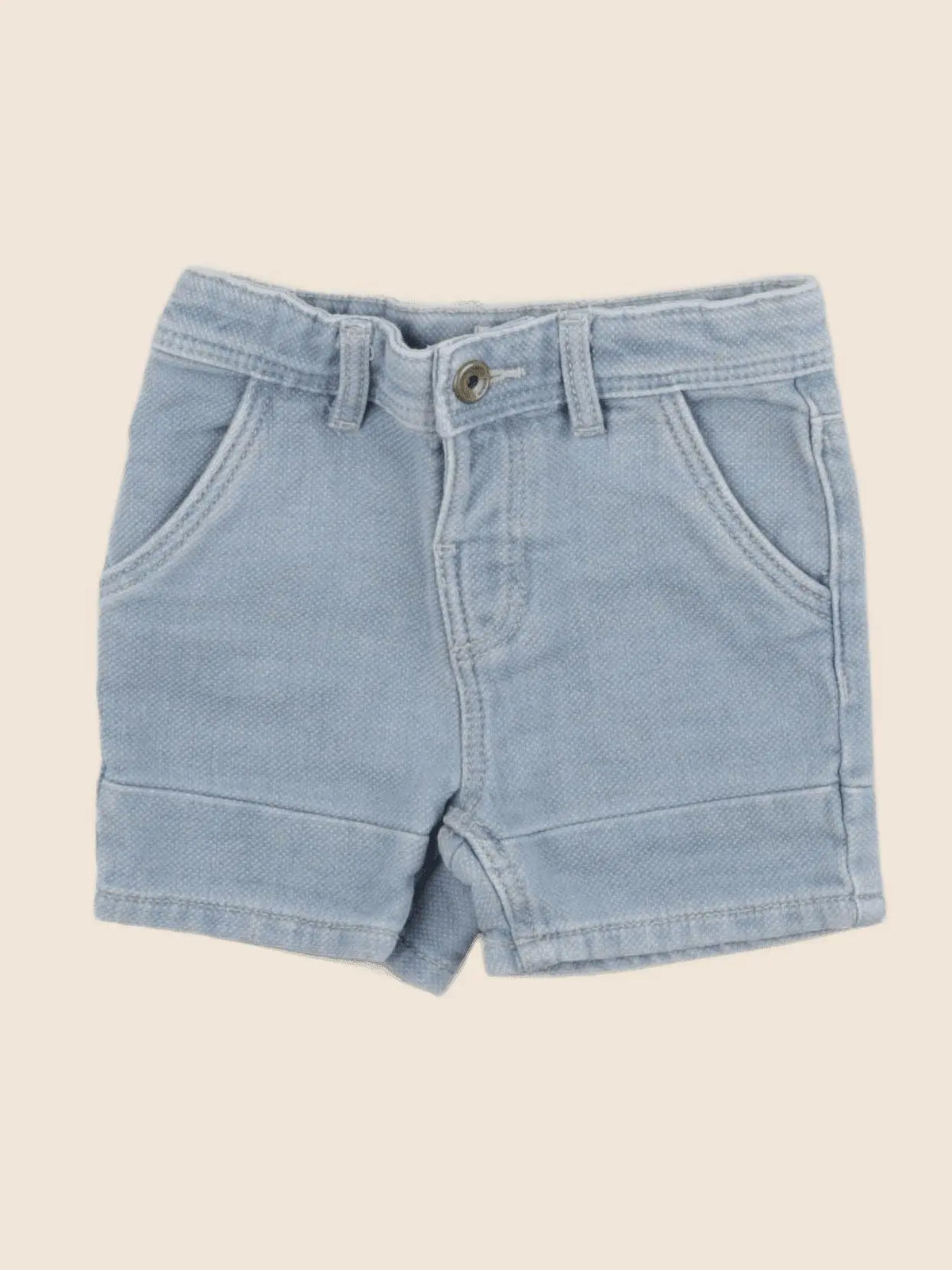 Mango - short bleu - 9/12 mois