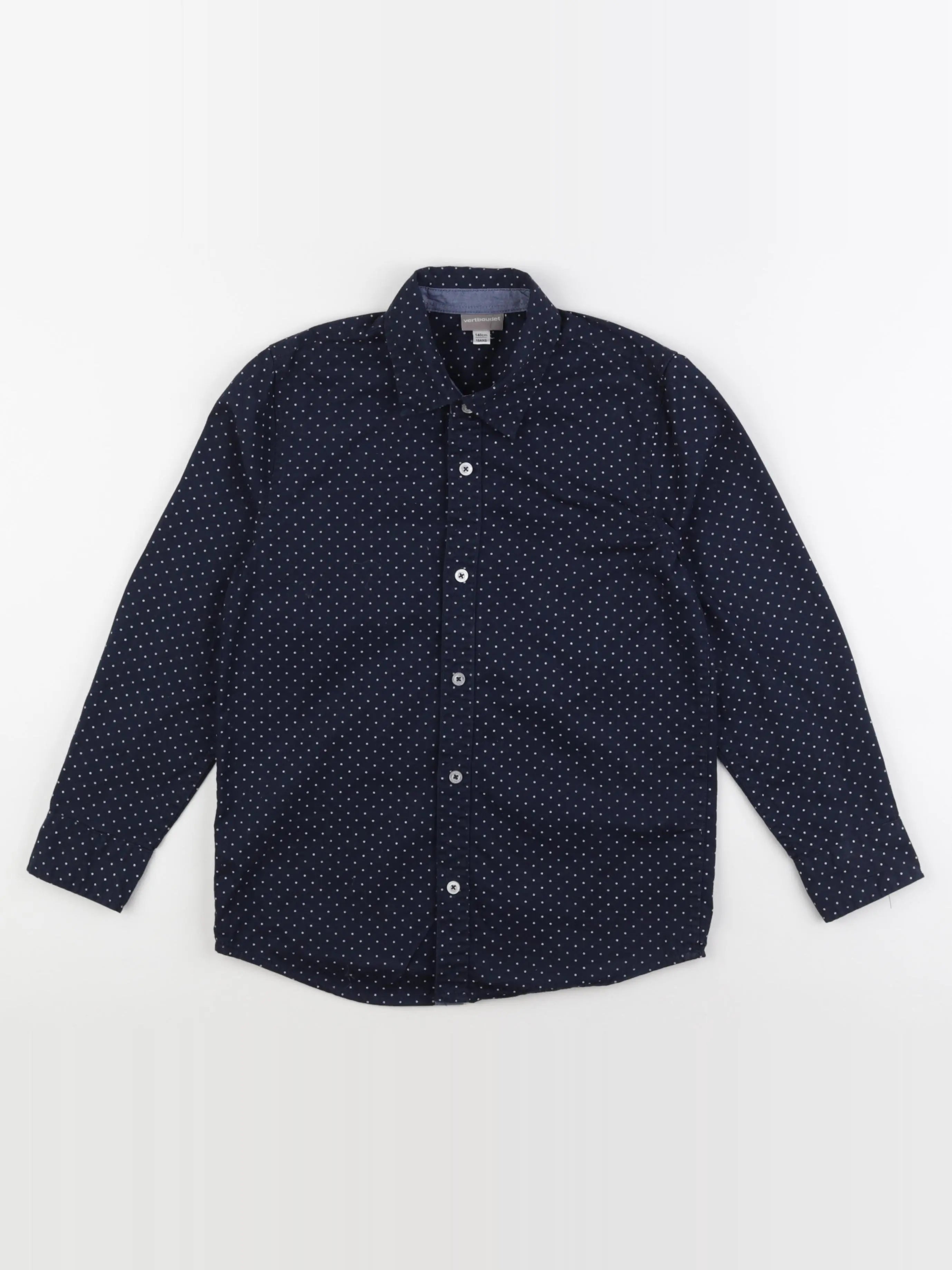 Vertbaudet - chemise bleu - 10 ans