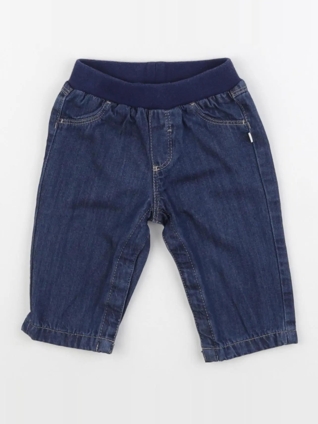 Petit Bateau - jean bleu - 3 mois