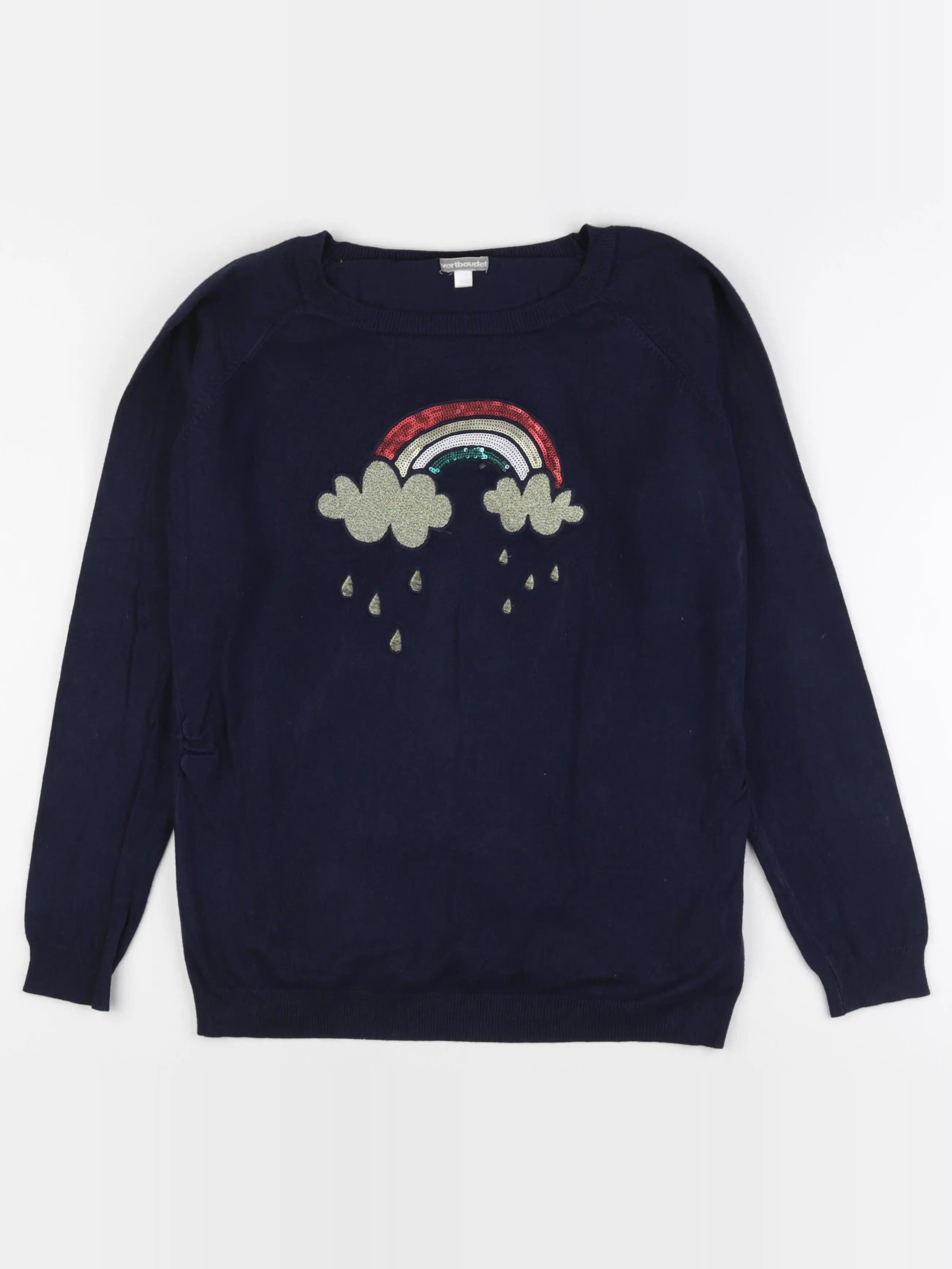 Vertbaudet - sweat grossesse bleu - 38 à 40