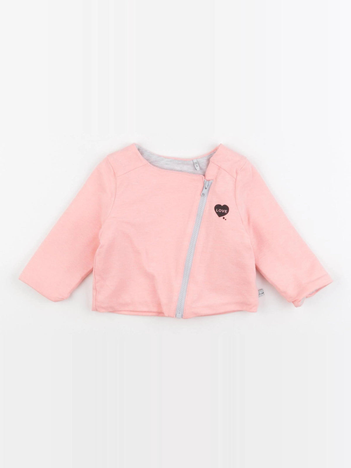IKKS - gilet rose - 12 mois