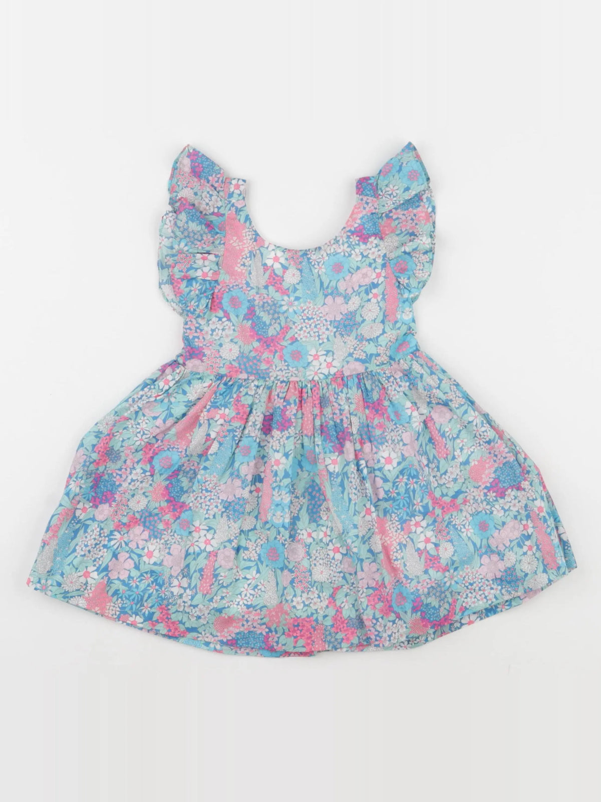 Jacadi - robe liberty multicolore - 12 mois