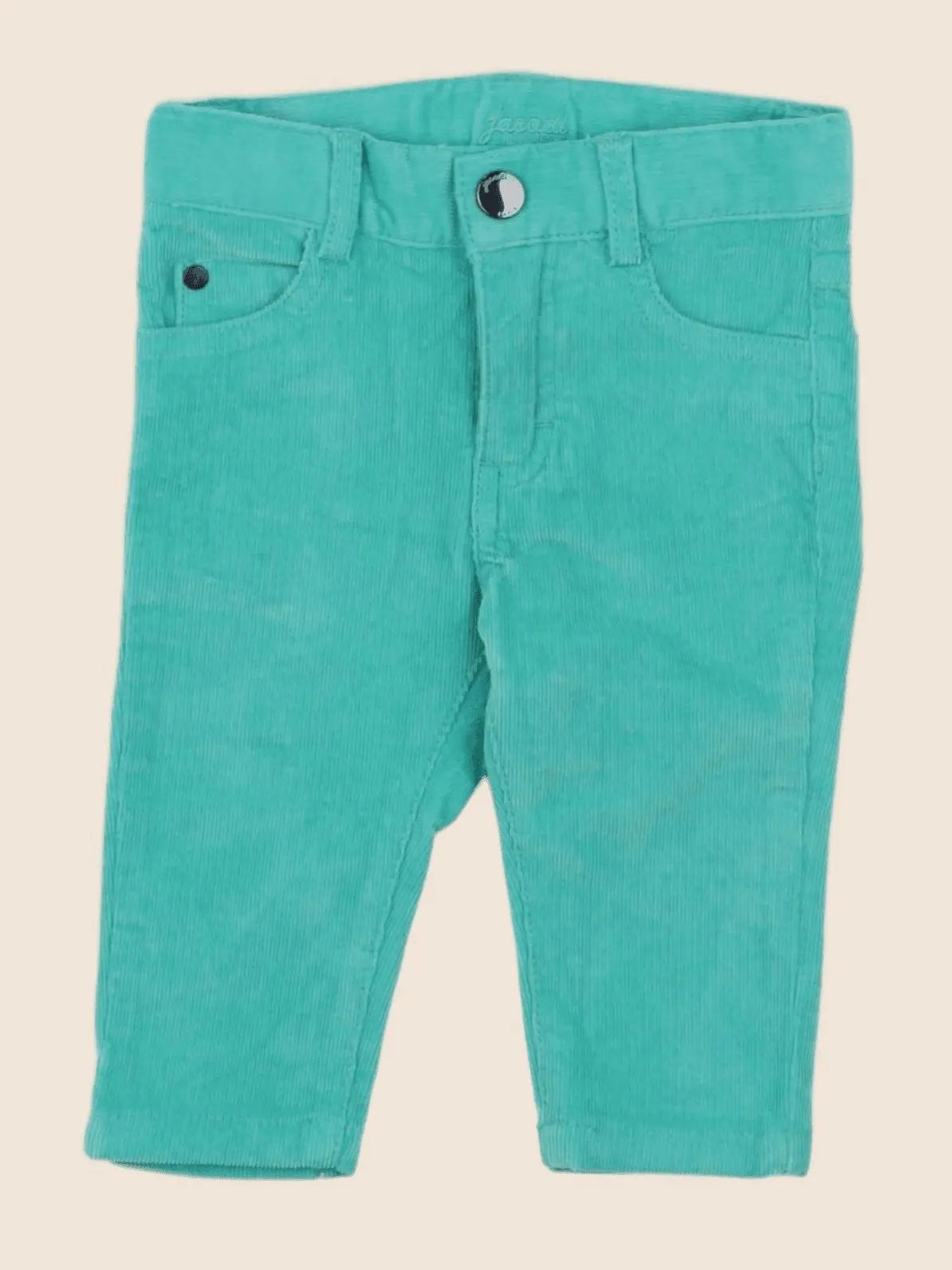 Jacadi - pantalon vert - 6 mois