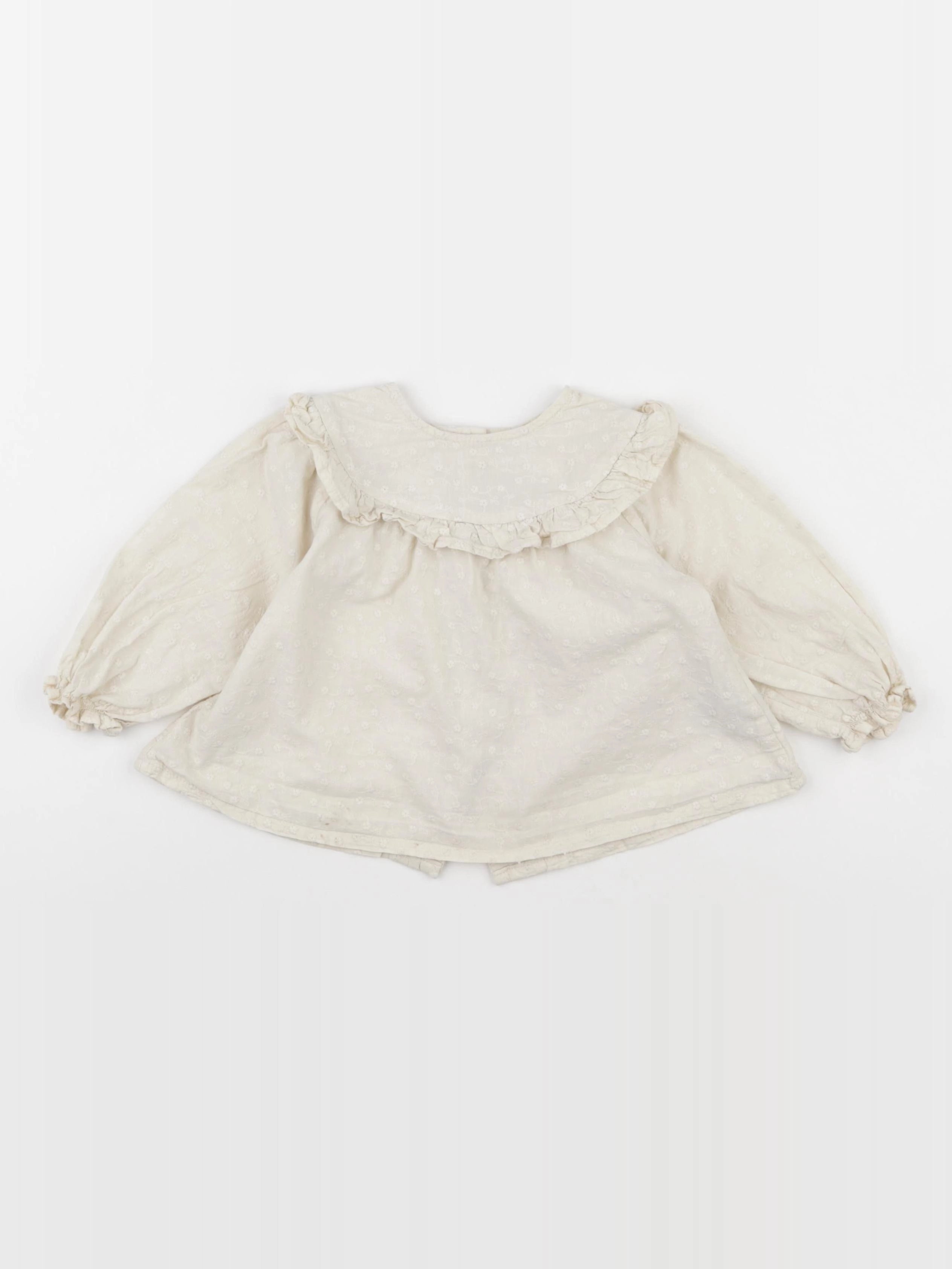 Vertbaudet - blouse beige - 18 mois