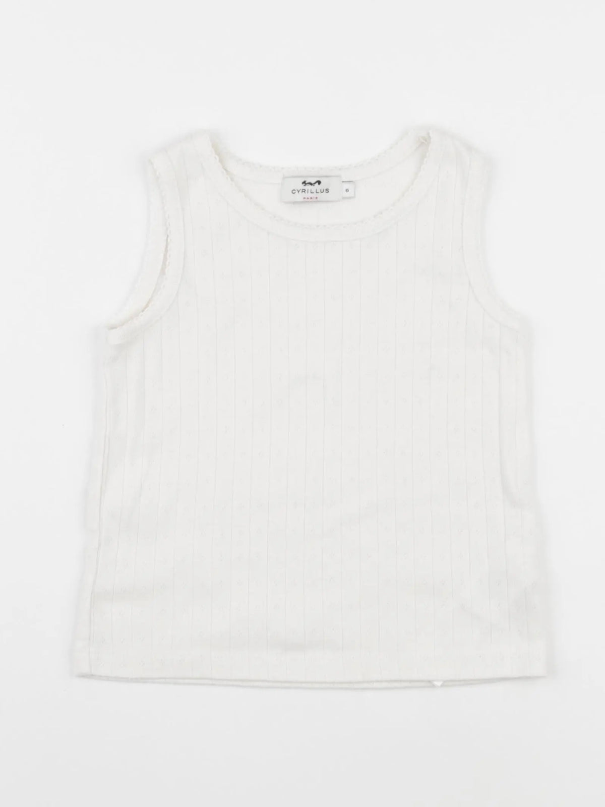 Cyrillus - débardeur blanc - 6 ans