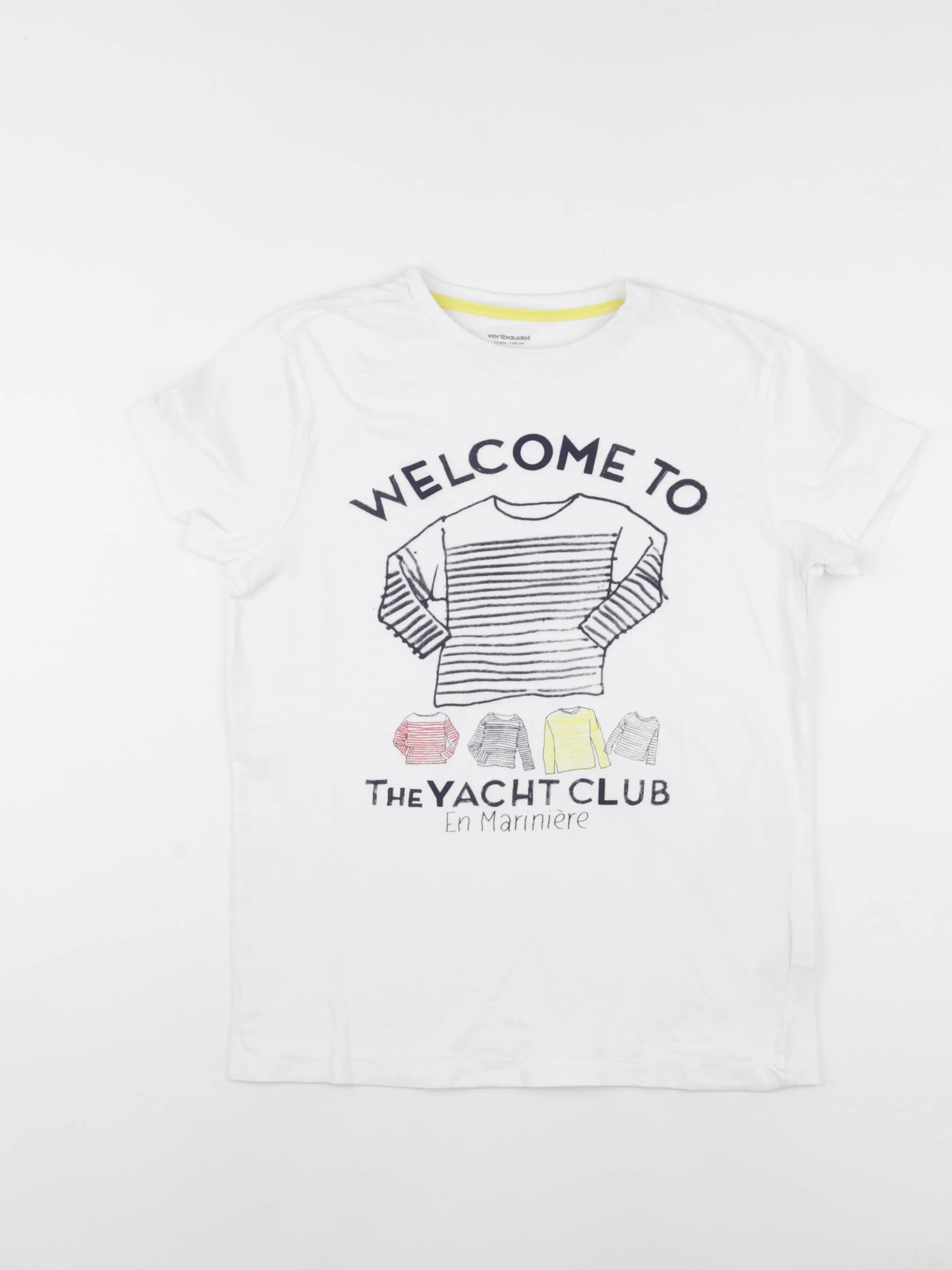 Vertbaudet - tee-shirt blanc - 12 ans