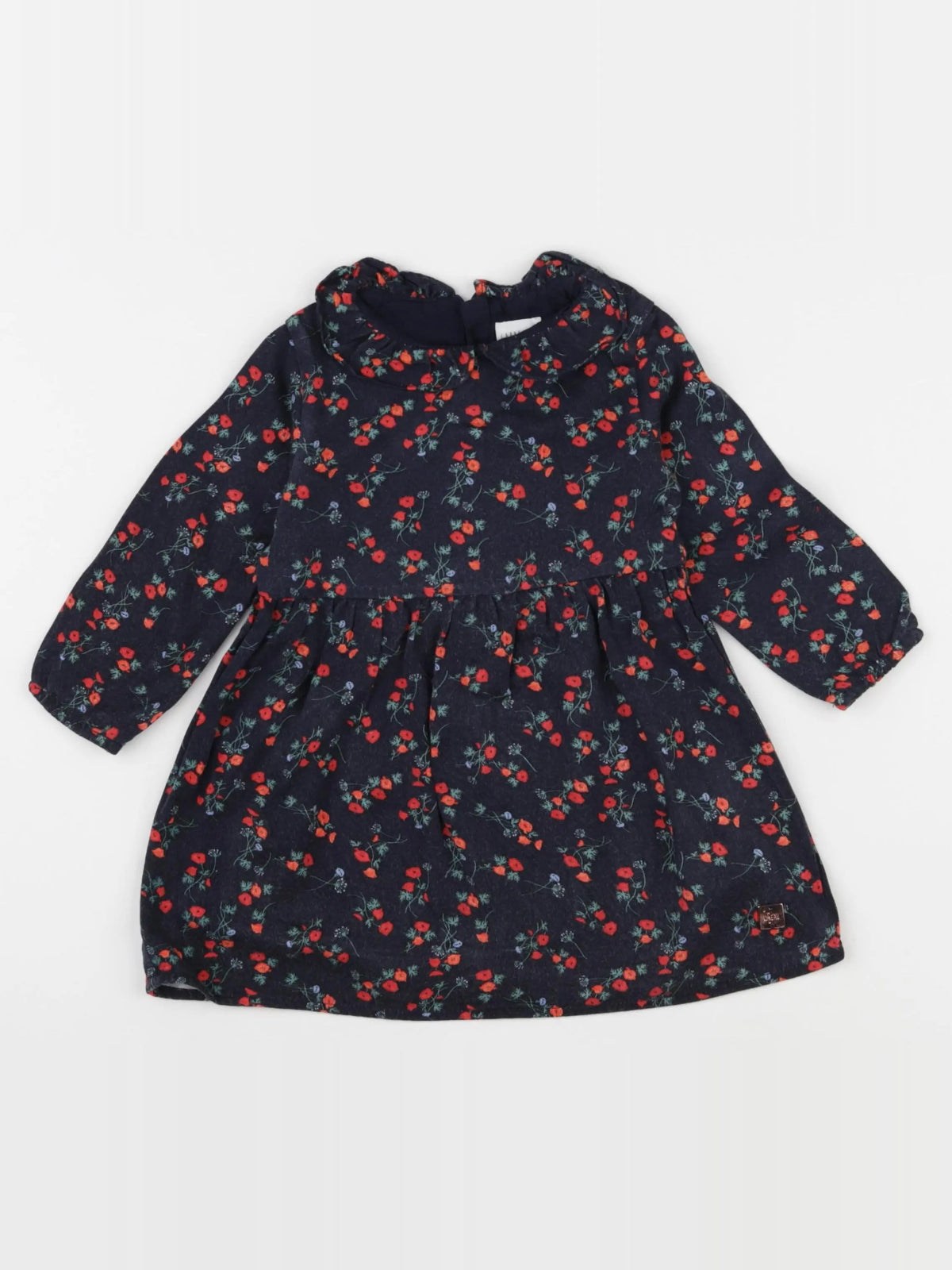 Carrément Beau - robe bleu - 18 mois