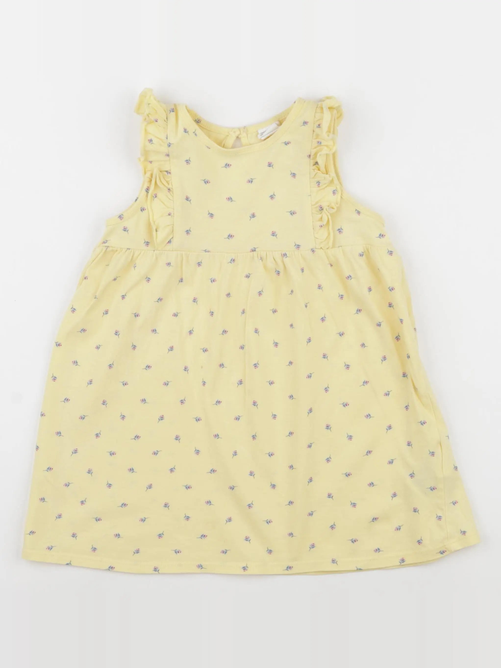 H&M - robe jaune - 2/3 ans