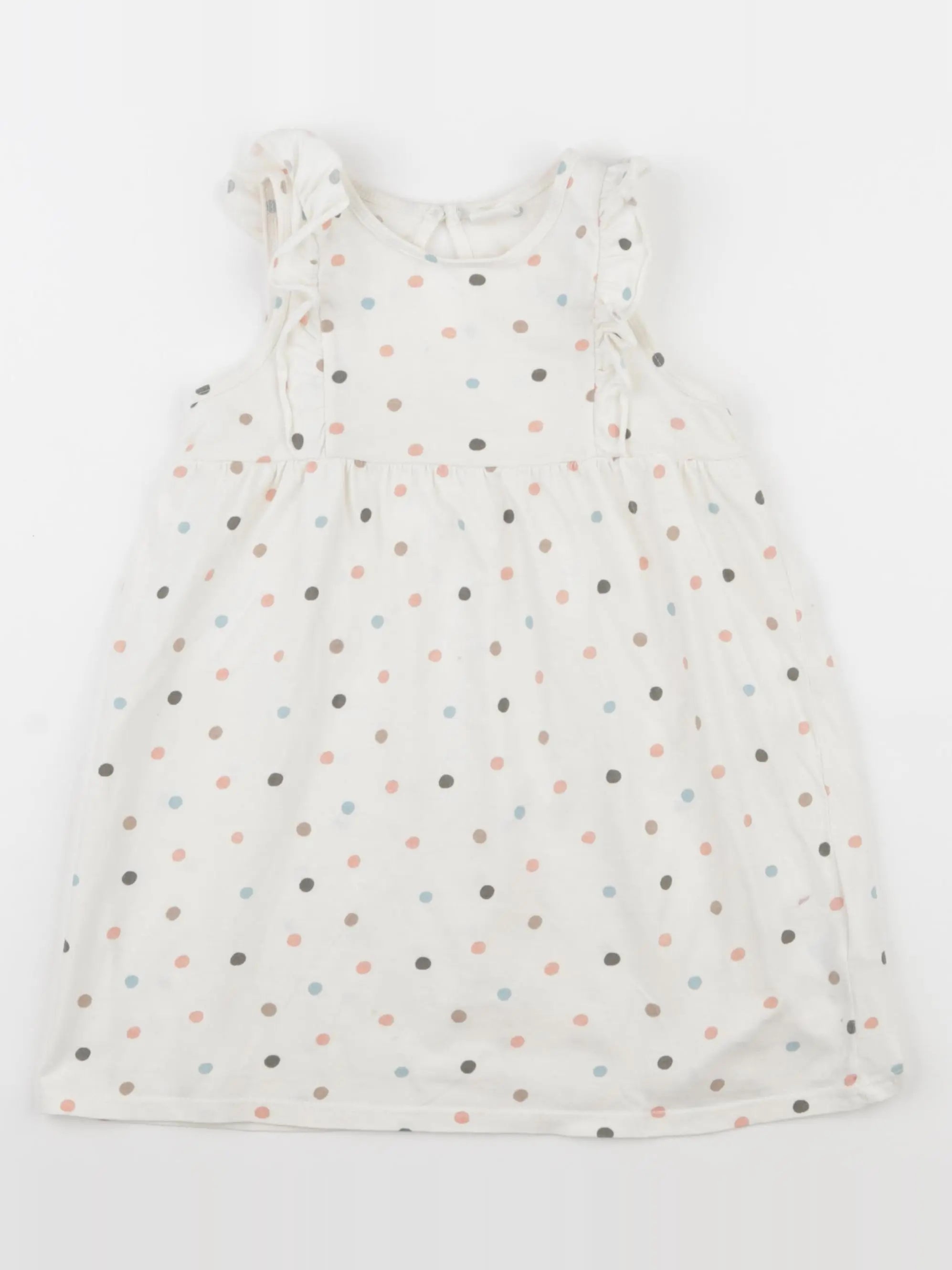 H&M - robe blanc - 2/3 ans
