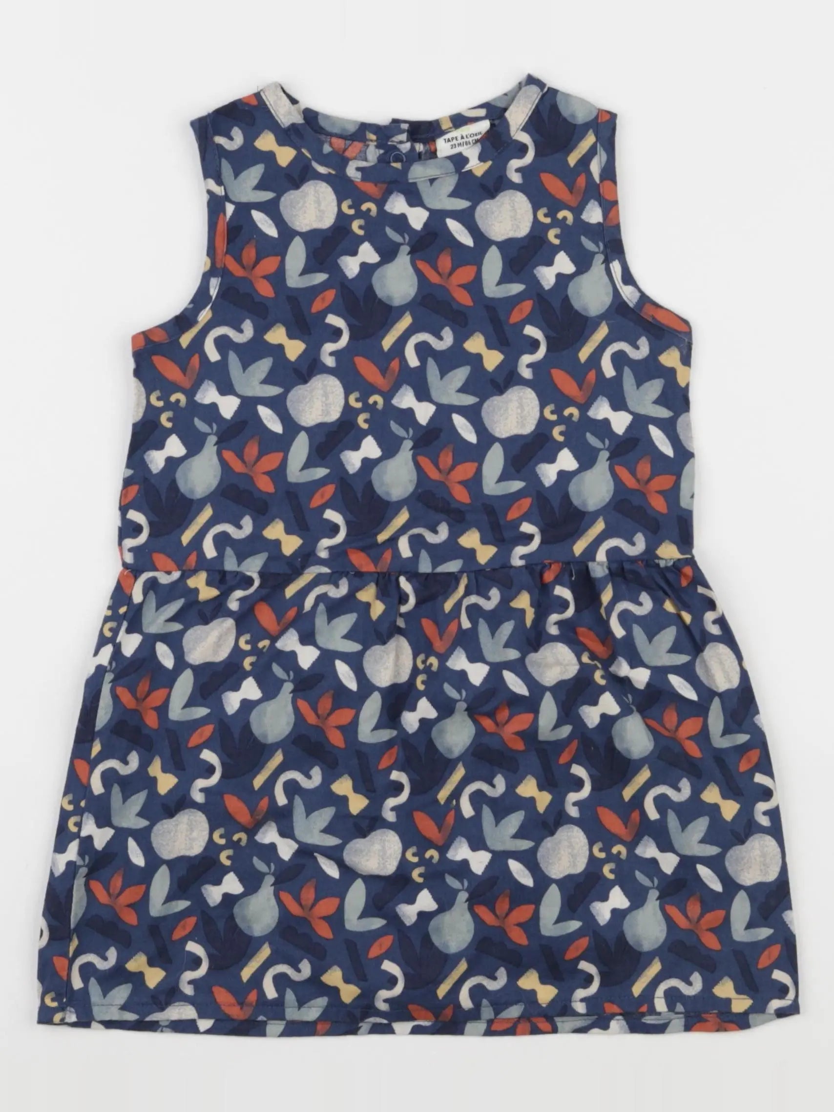 Tape à l'oeil - robe bleu - 24 mois