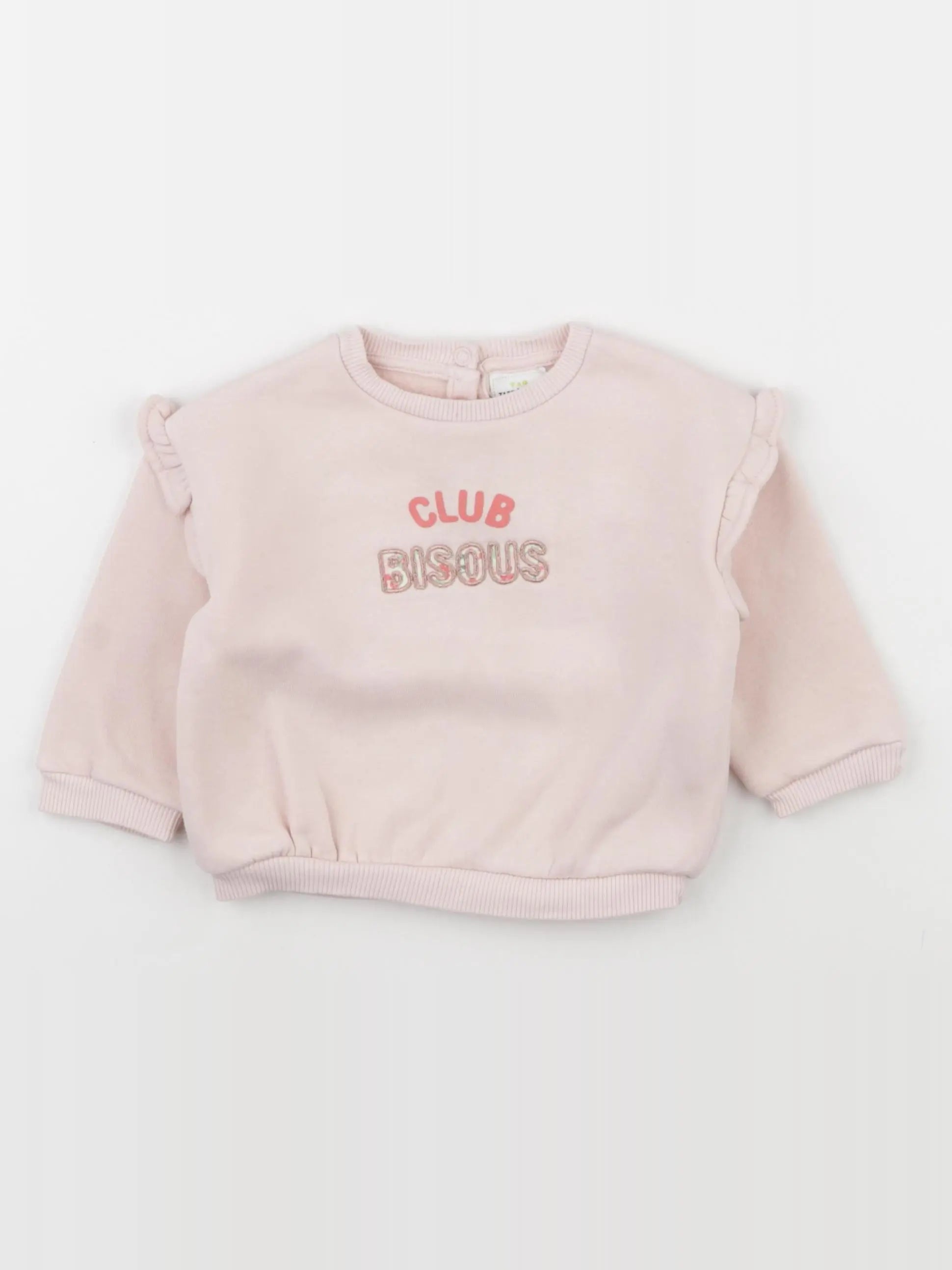 Tape à l'oeil - sweat rose - 9 mois