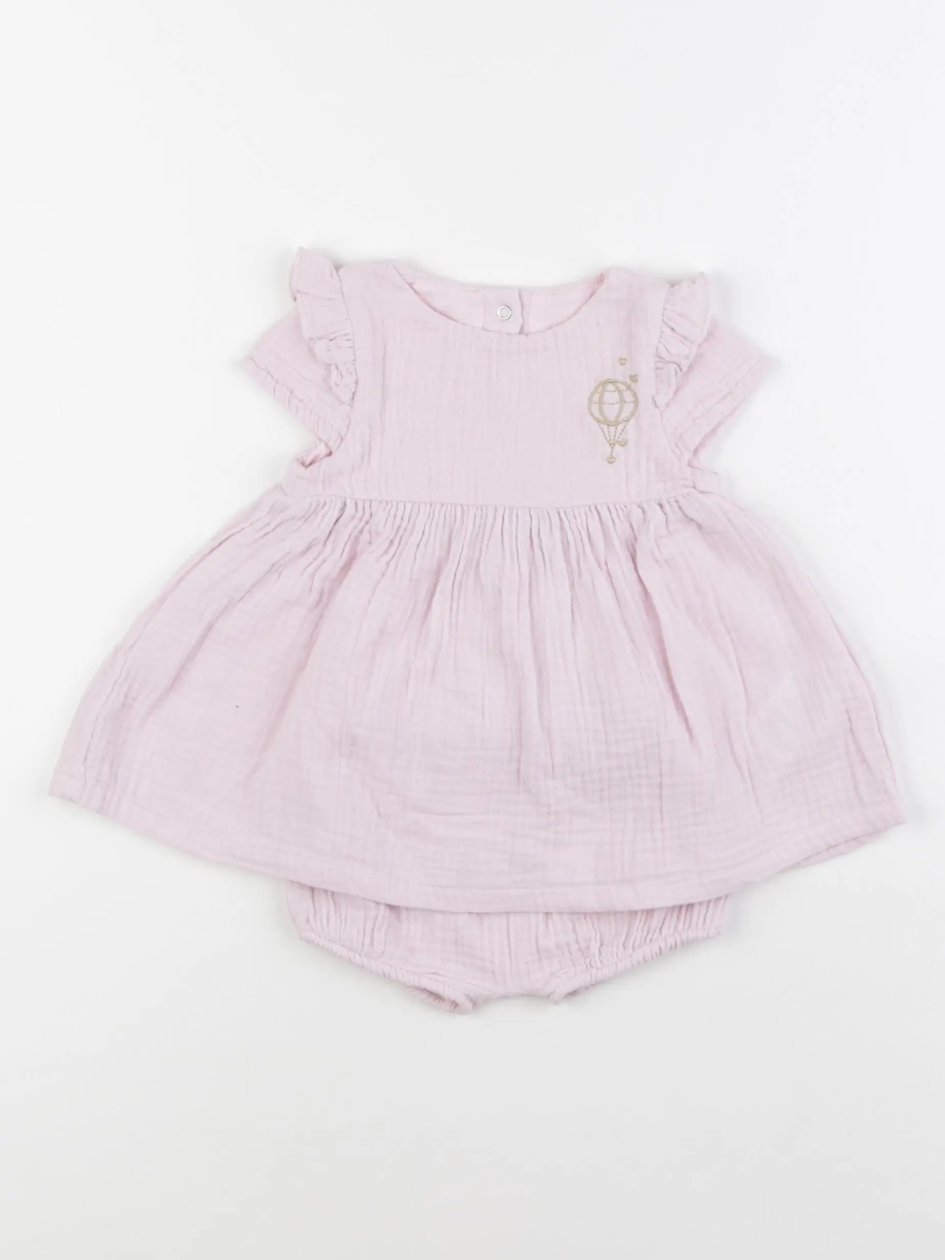 Vertbaudet - robe rose - 3 ans