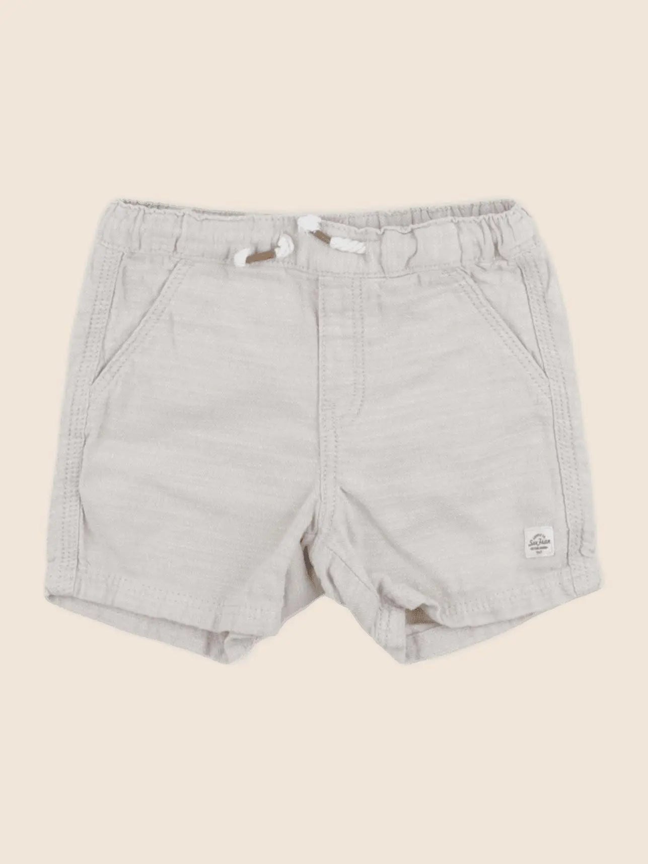 H&M - short beige - 12/18 mois