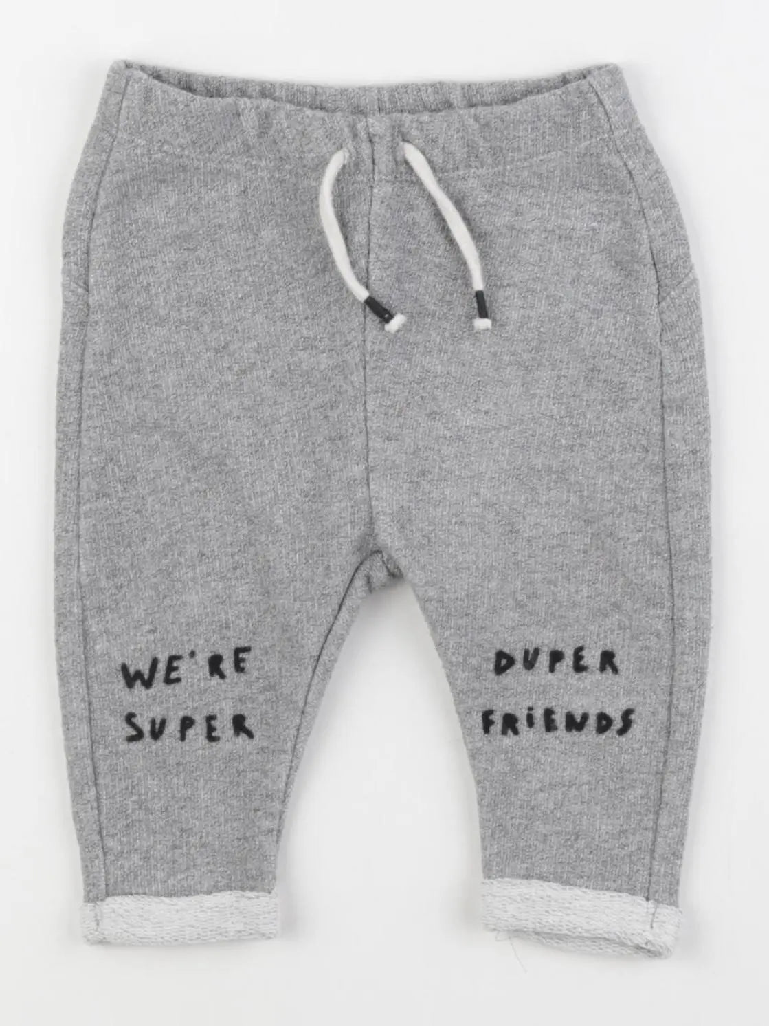 Zara - pantalon gris - 6/9 mois