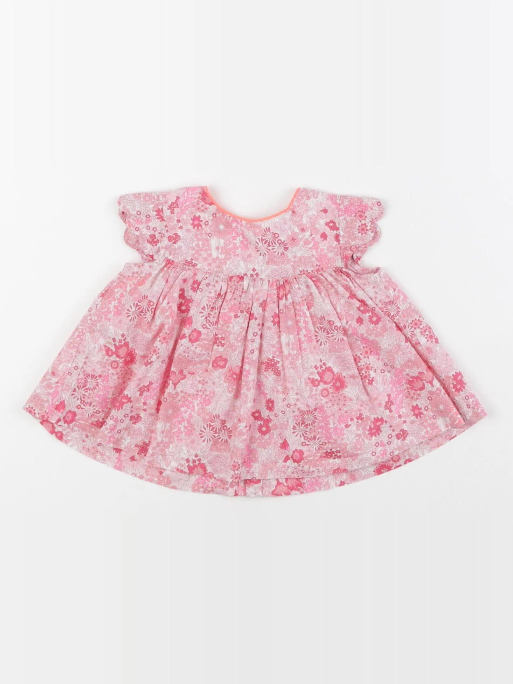 Jacadi - blouse liberty rose - 6 mois