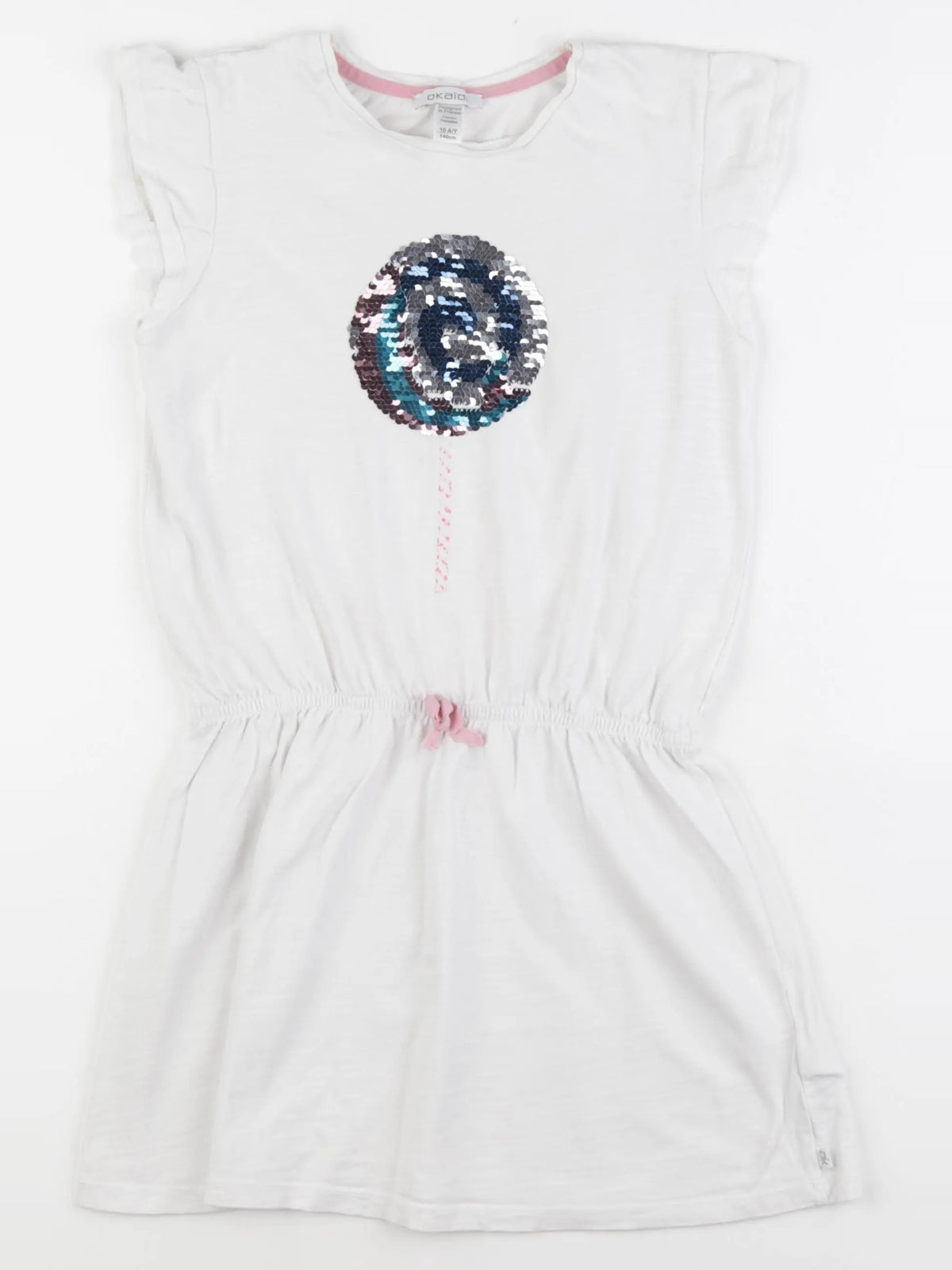 Okaidi - robe blanc - 10 ans