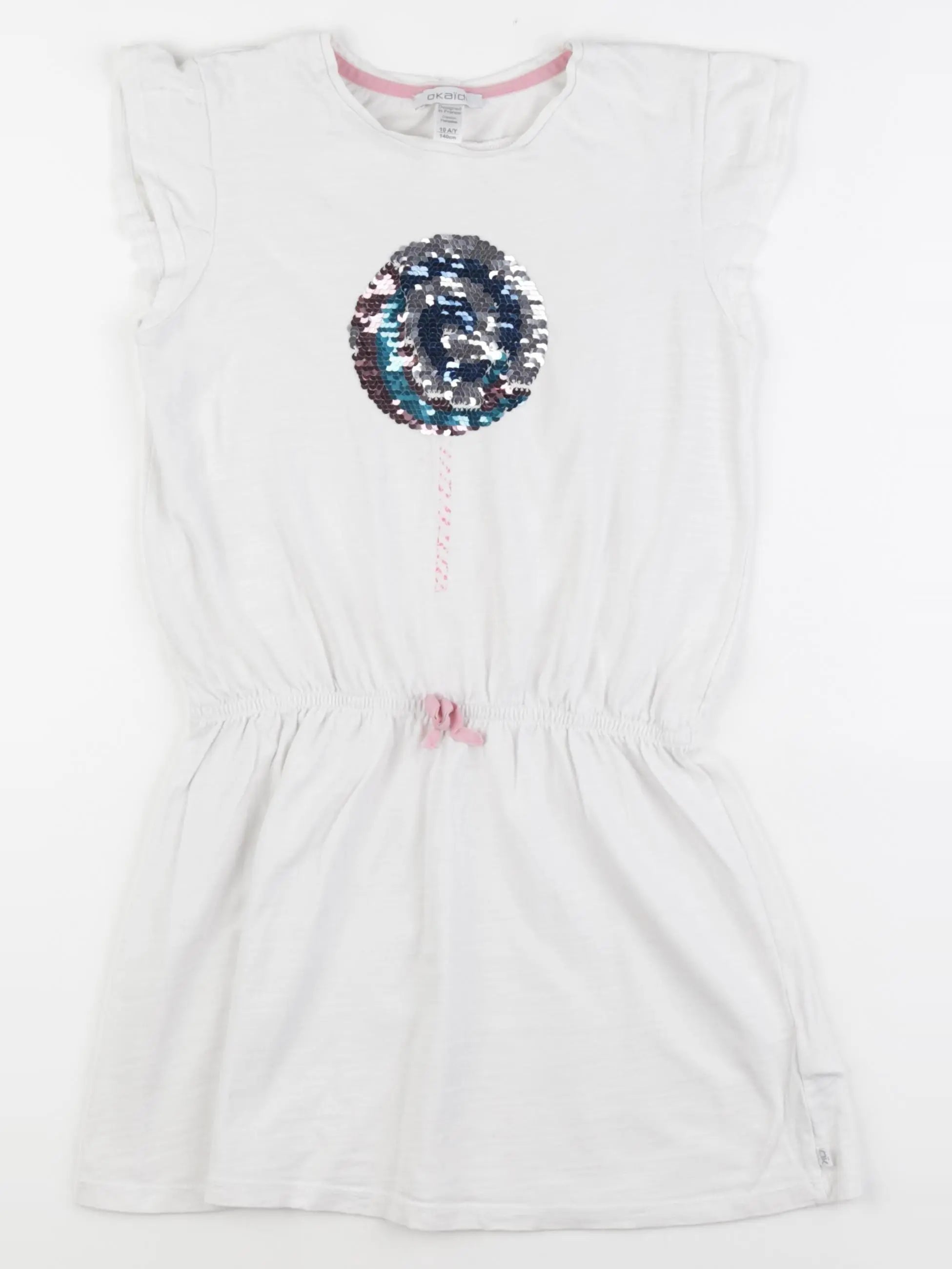 Okaidi - robe blanc - 10 ans