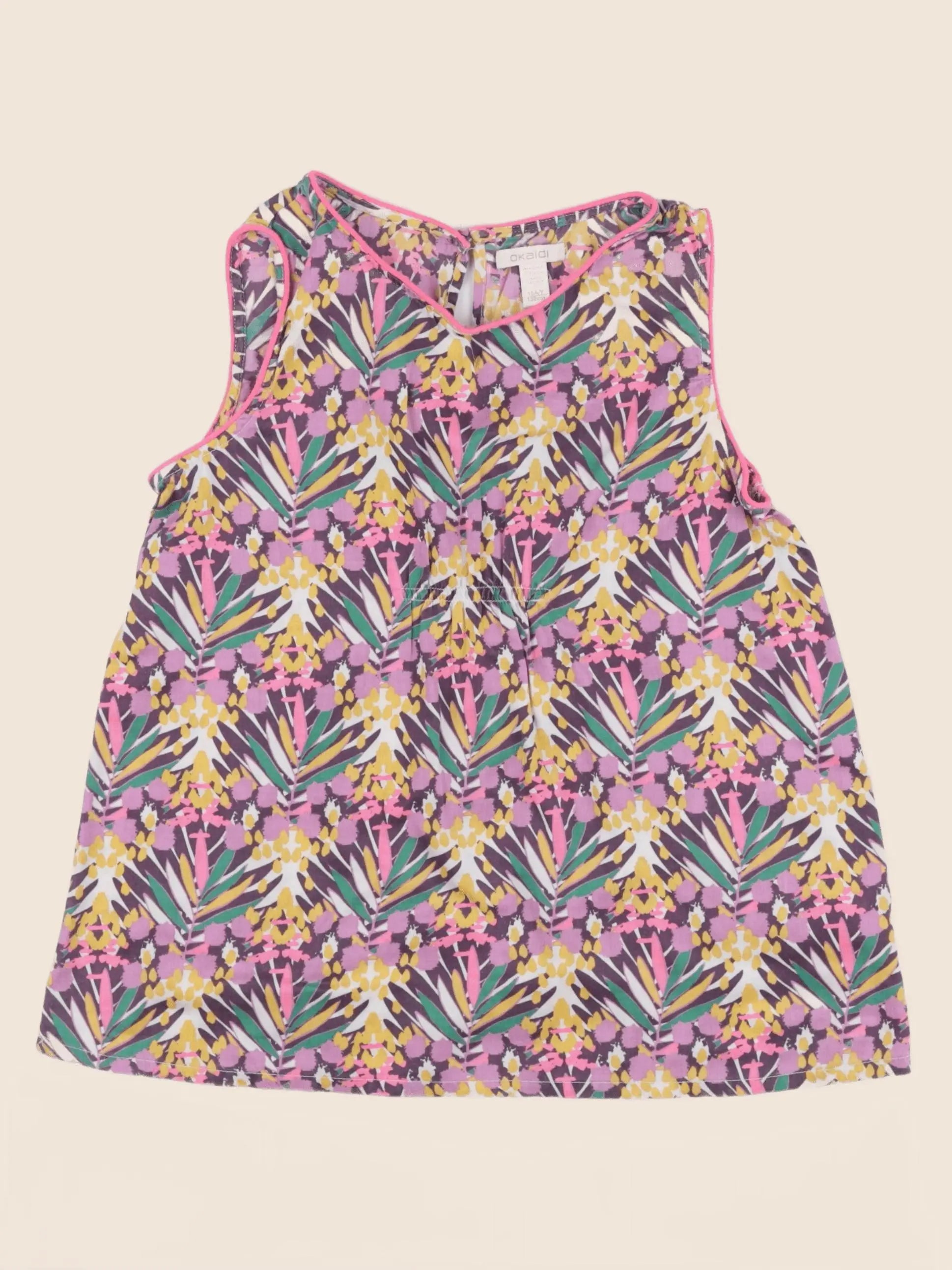 Okaidi - blouse multicolore - 10 ans