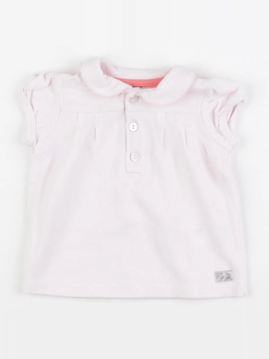 Cyrillus - tee-shirt rose - 6 mois