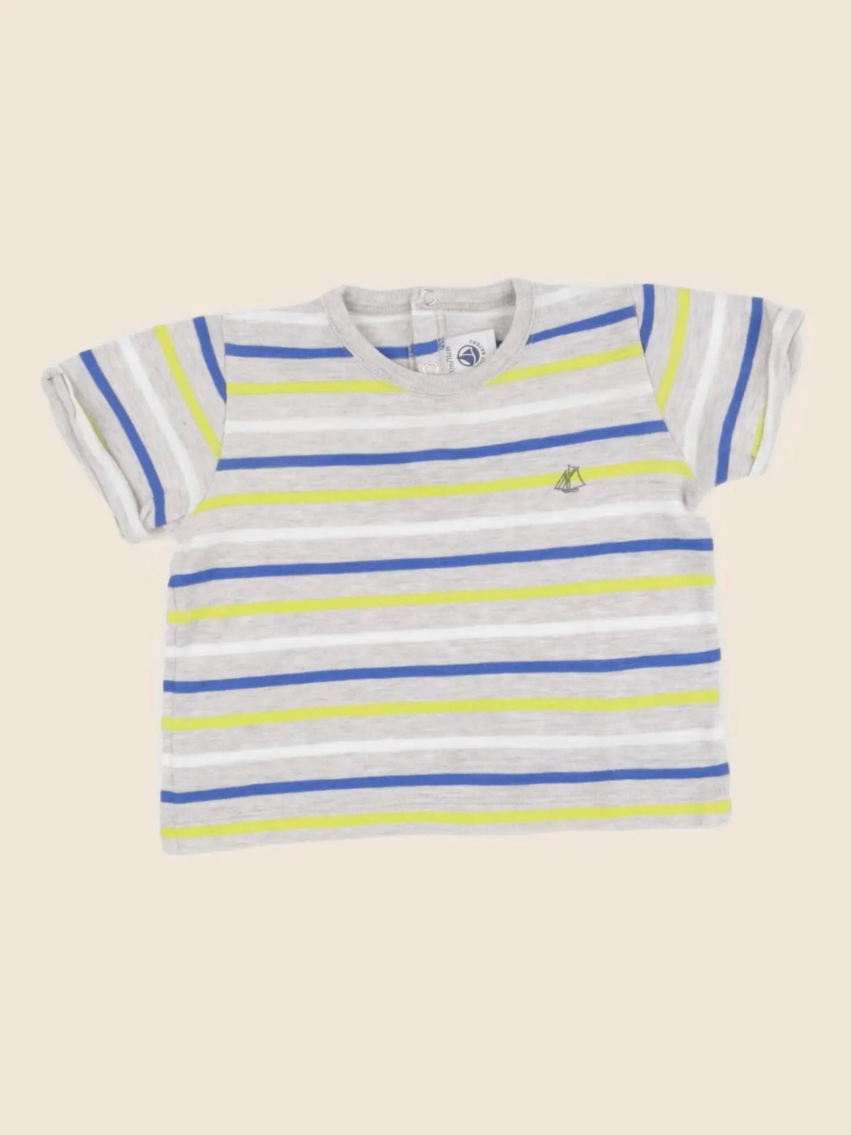 Petit Bateau - tee-shirt multicolore - 12 mois