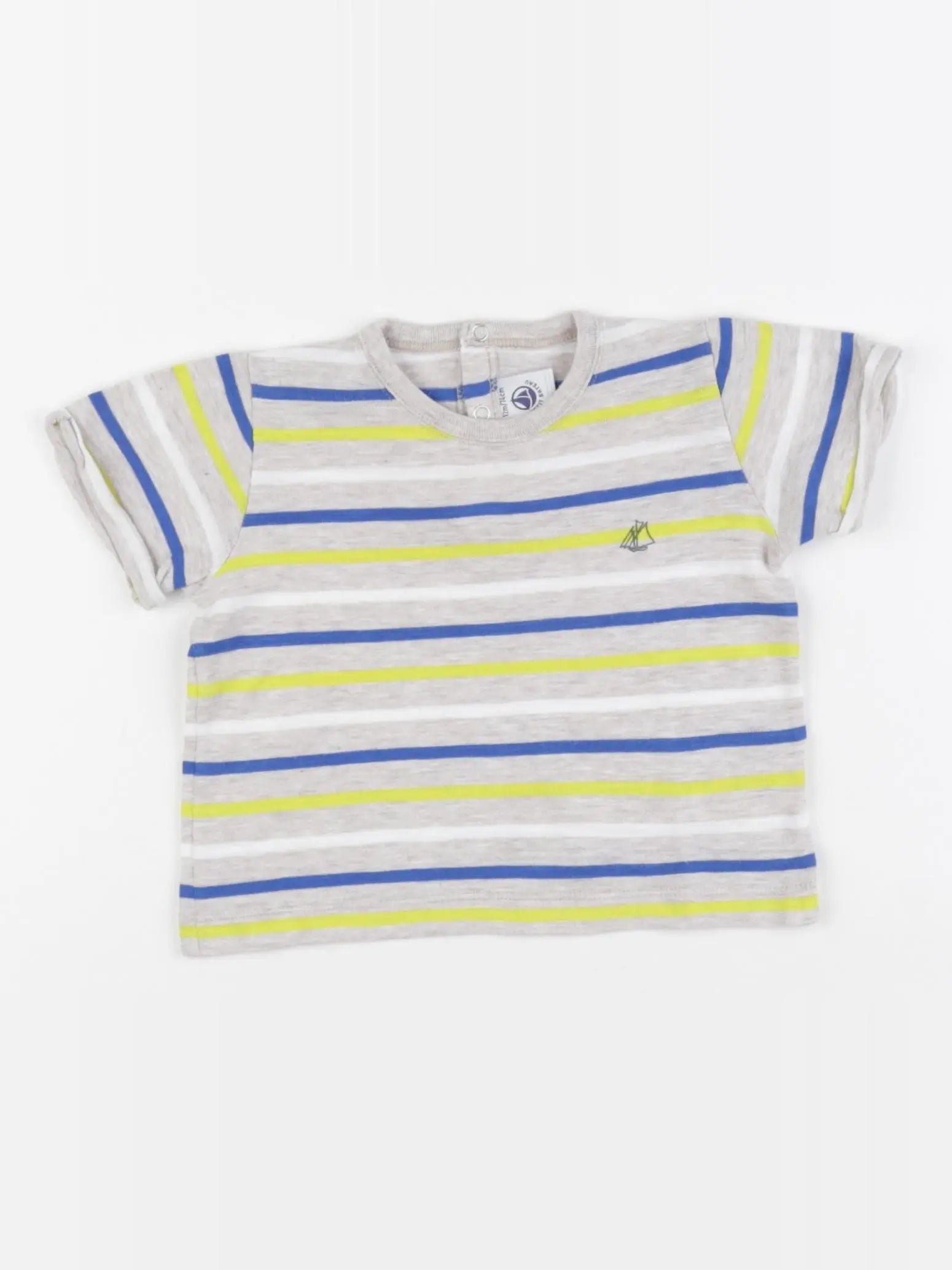 Petit Bateau - tee-shirt multicolore - 12 mois