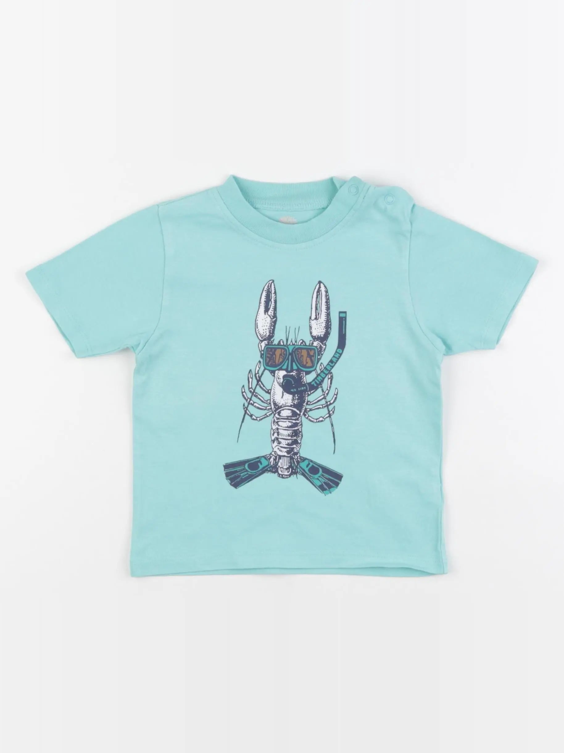 Timberland - tee-shirt bleu - 12 mois