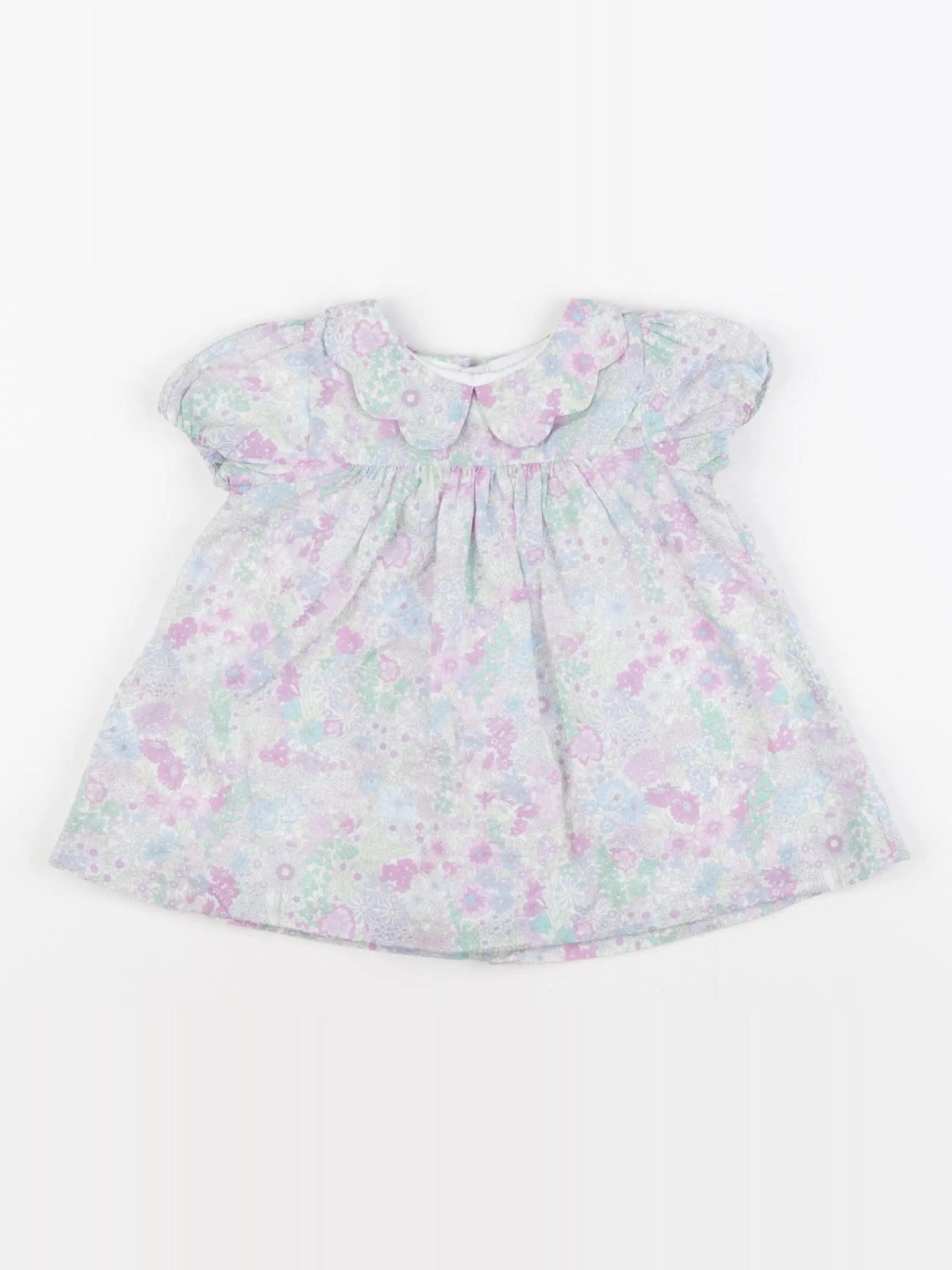 Jacadi - robe liberty multicolore - 6 mois