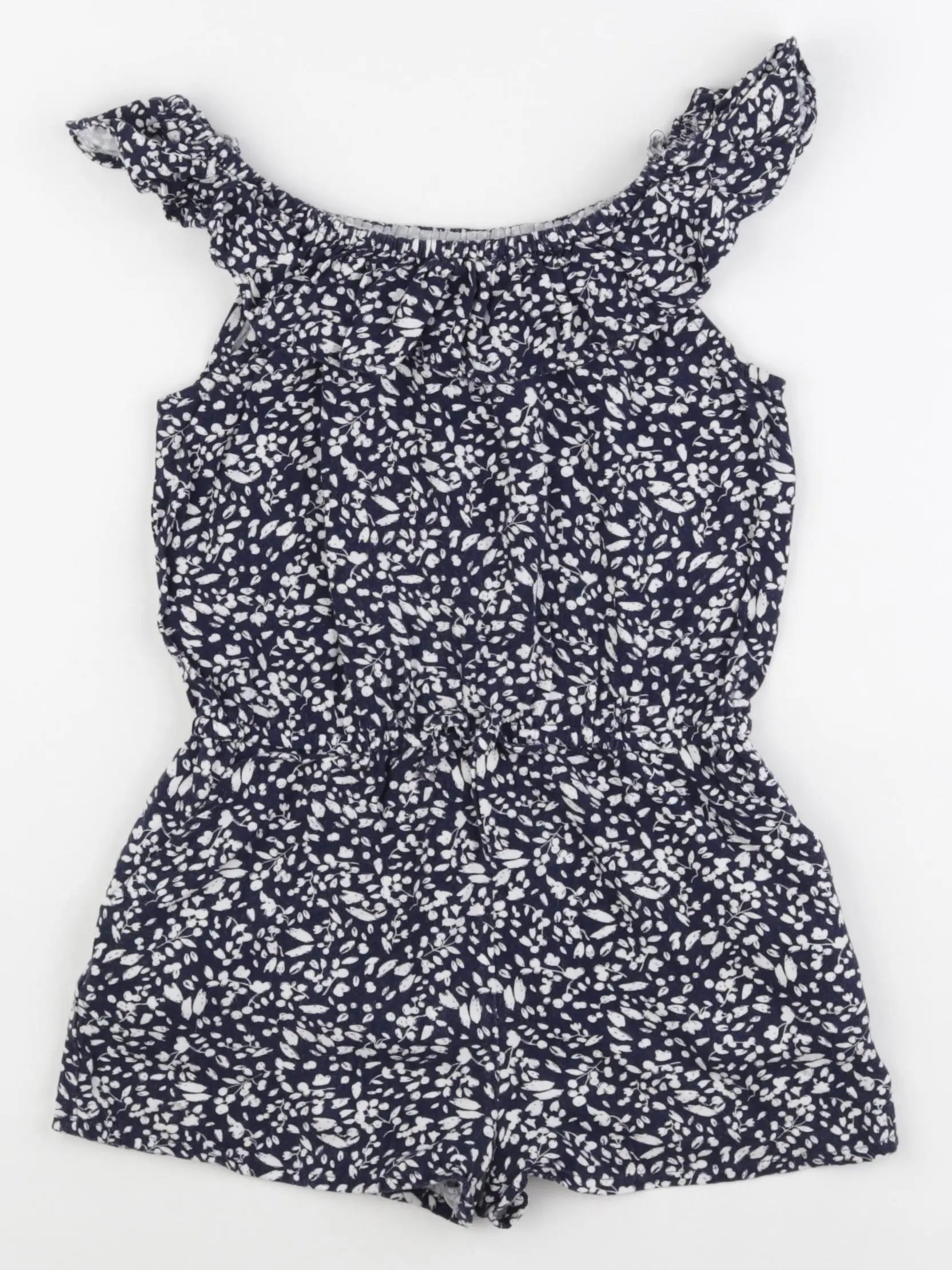 Vertbaudet - combinaison bleu, blanc - 8 ans