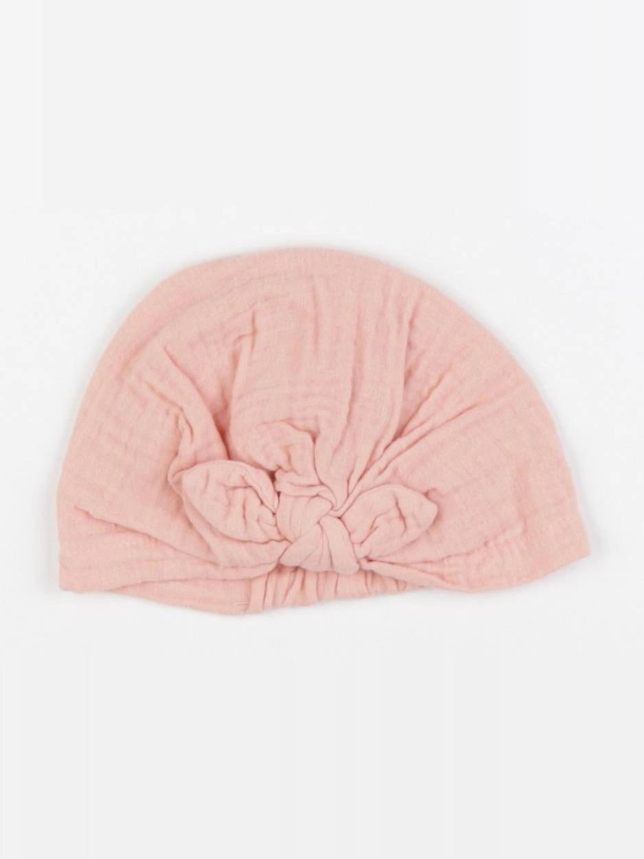 Vertbaudet - bonnet rose - 3/6 mois