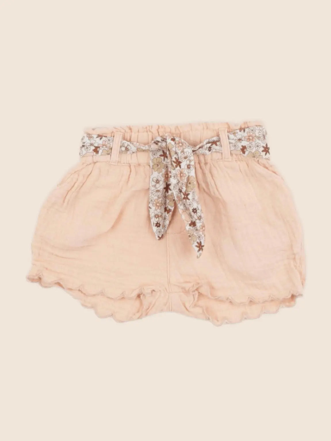 Vertbaudet - short orange - 3 mois