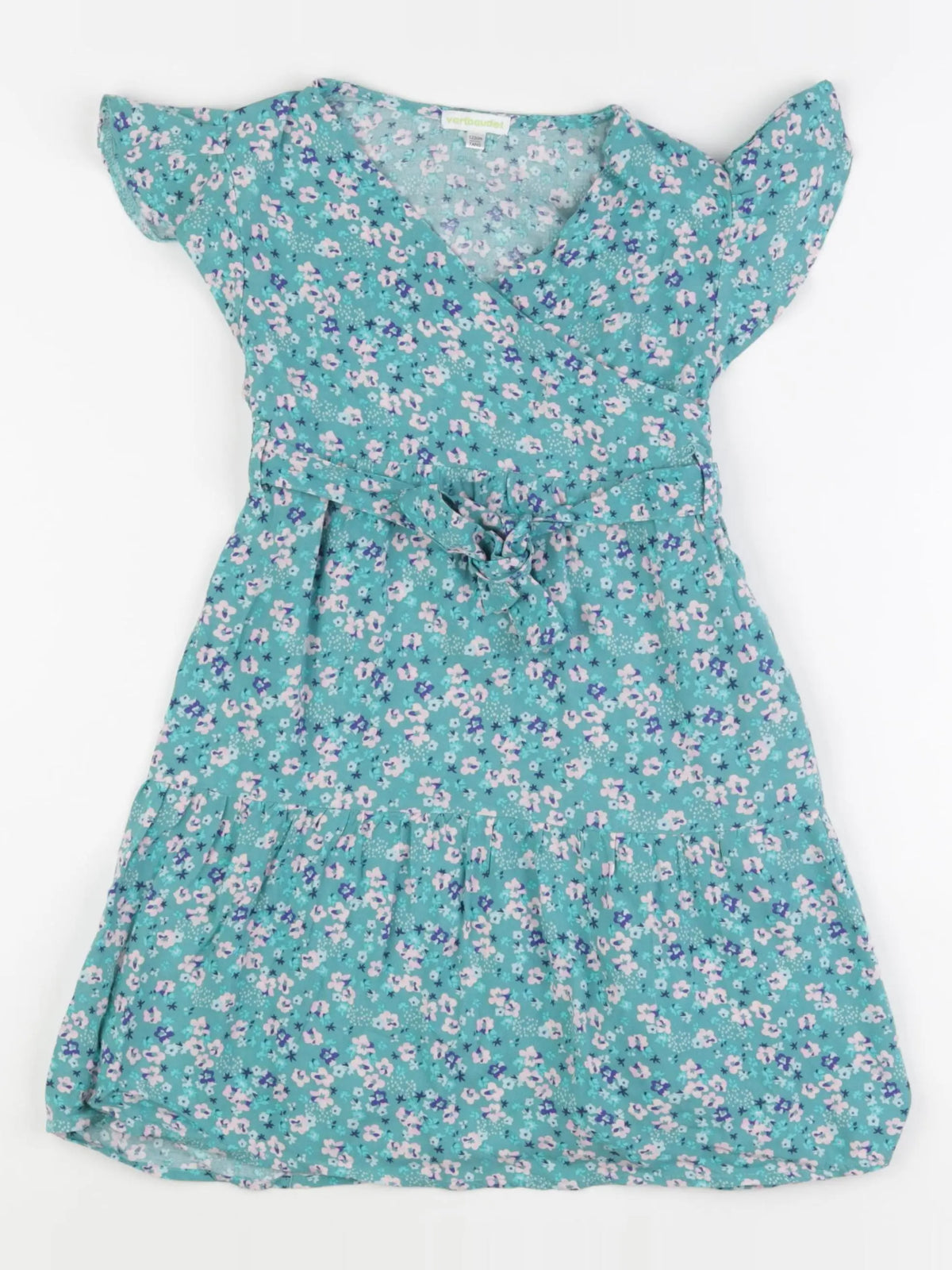 Vertbaudet - robe bleu - 7 ans