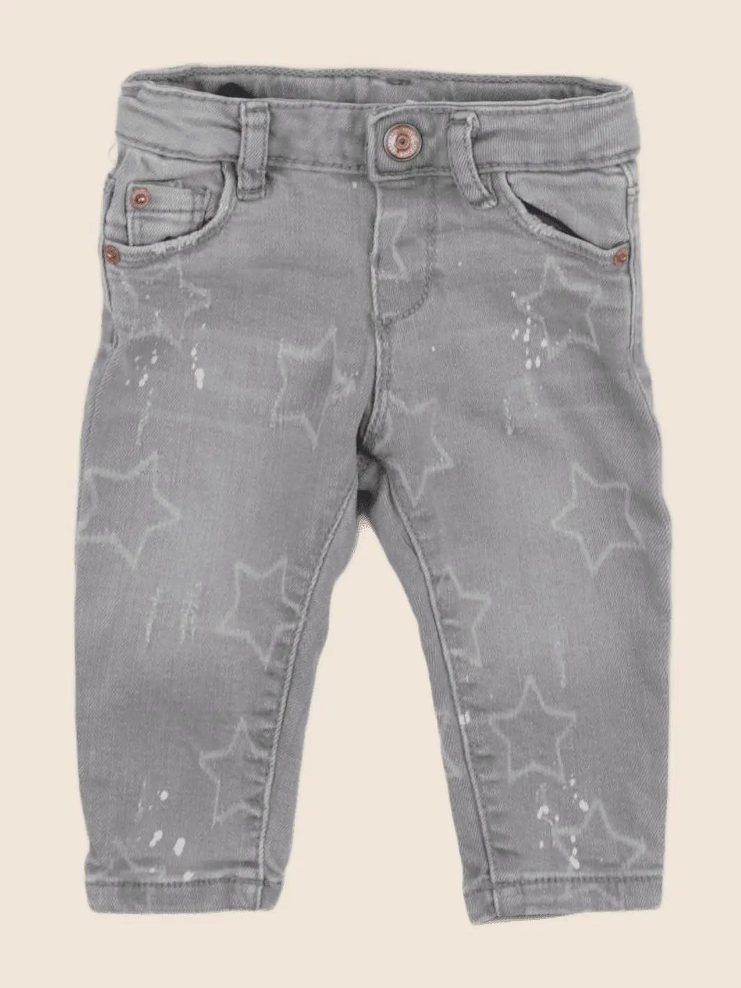 Zara - jean gris - 3/6 mois