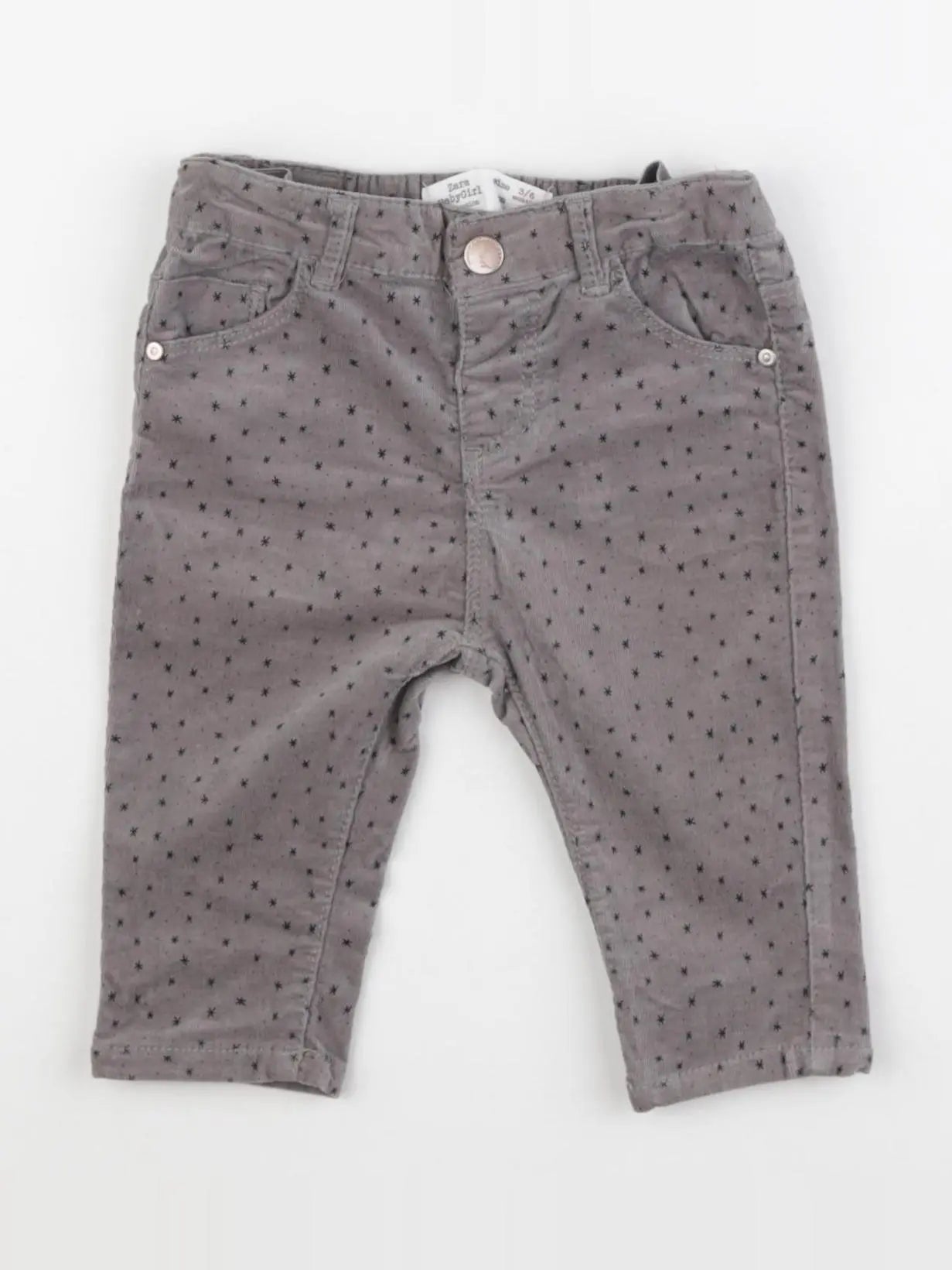 Zara - pantalon gris - 3/6 mois